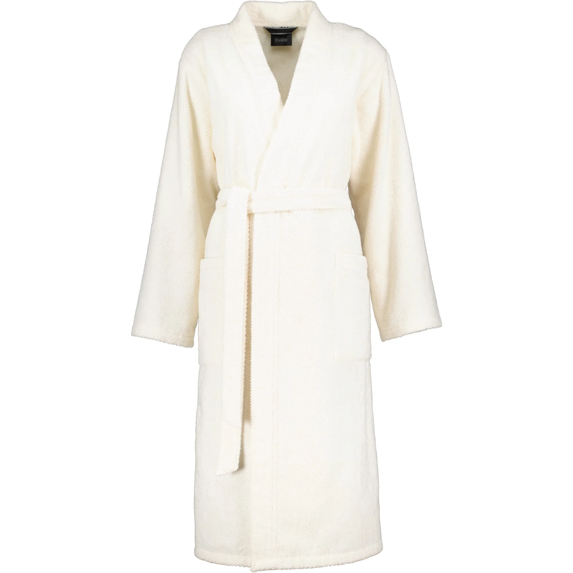 Cawö Bademantel Damen Kimono PURE 5222 Natur