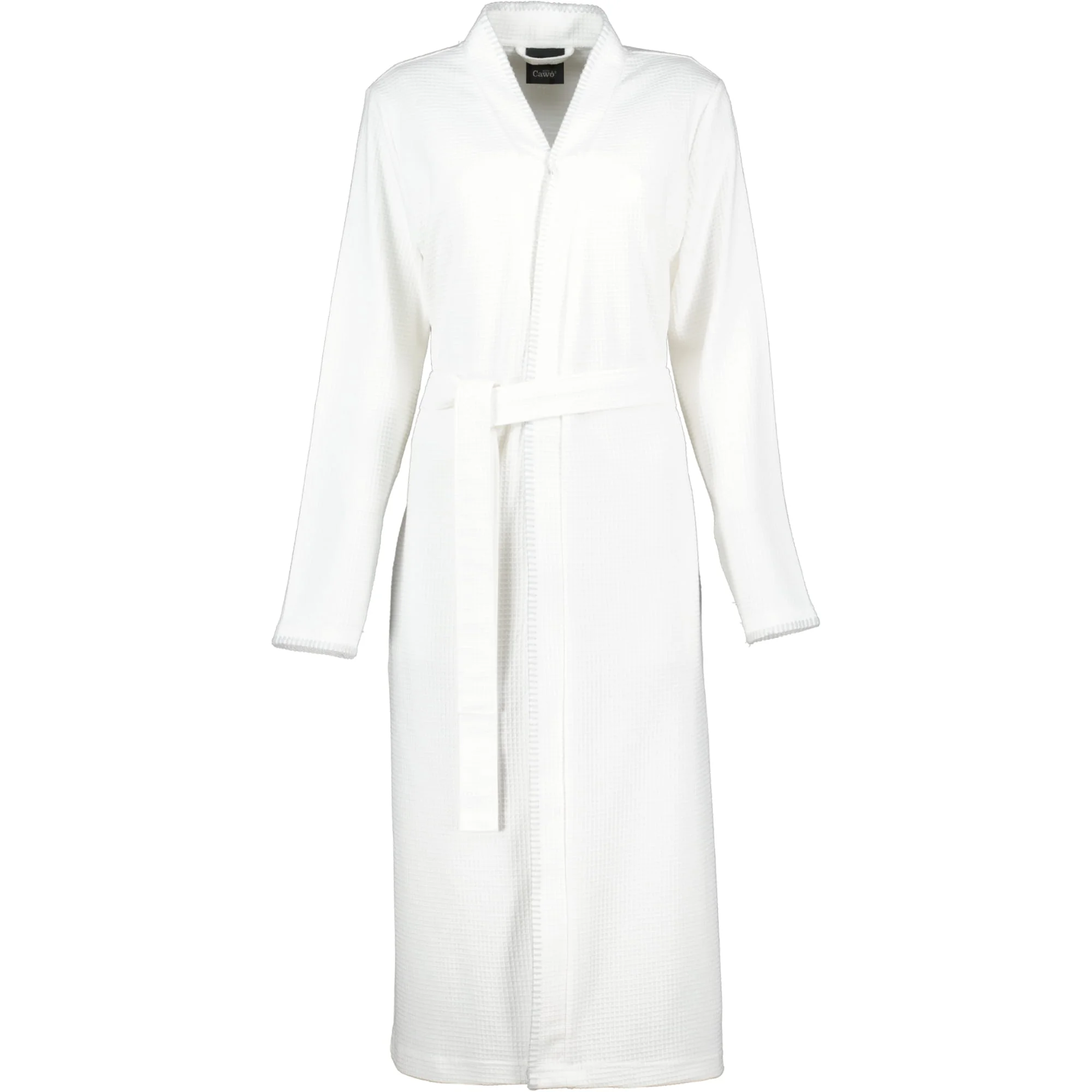 Cawö Bademantel Damen Kimono PIQUÉ 812 Weiß