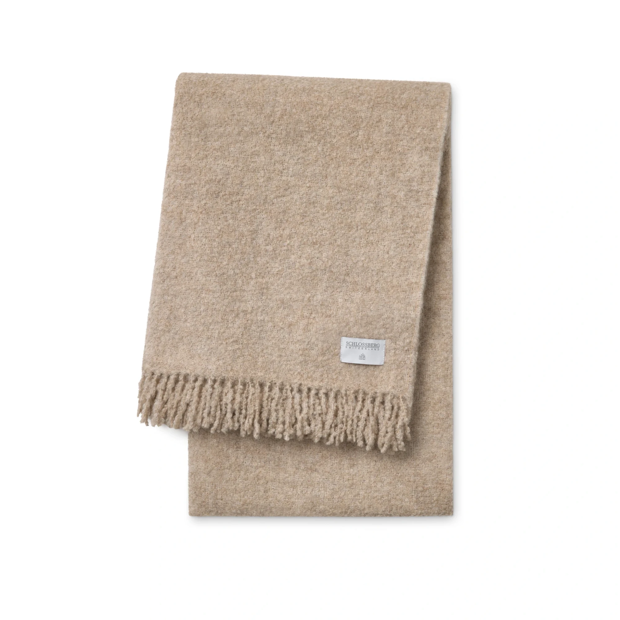 Schlossberg Plaid SORA Alpaka Beige