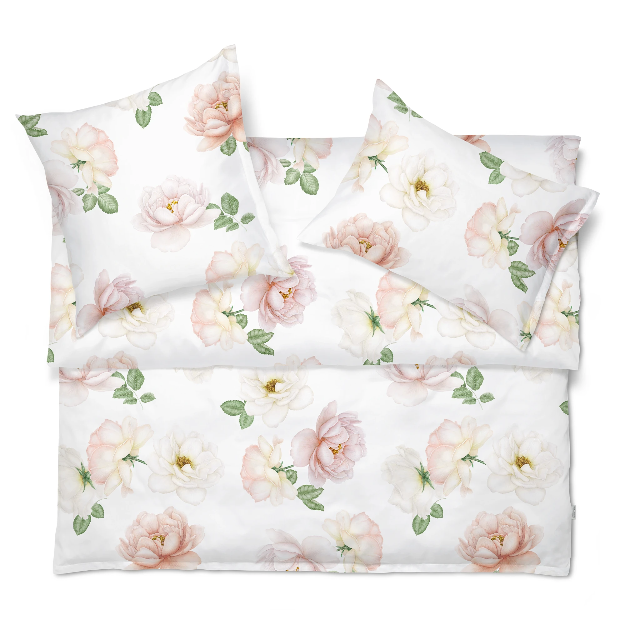 Schlossberg Bettwäsche ROSE Satin Noblesse Blanc Produkt Schlossberg Bettwäsche ROSE Satin Noblesse Blanc