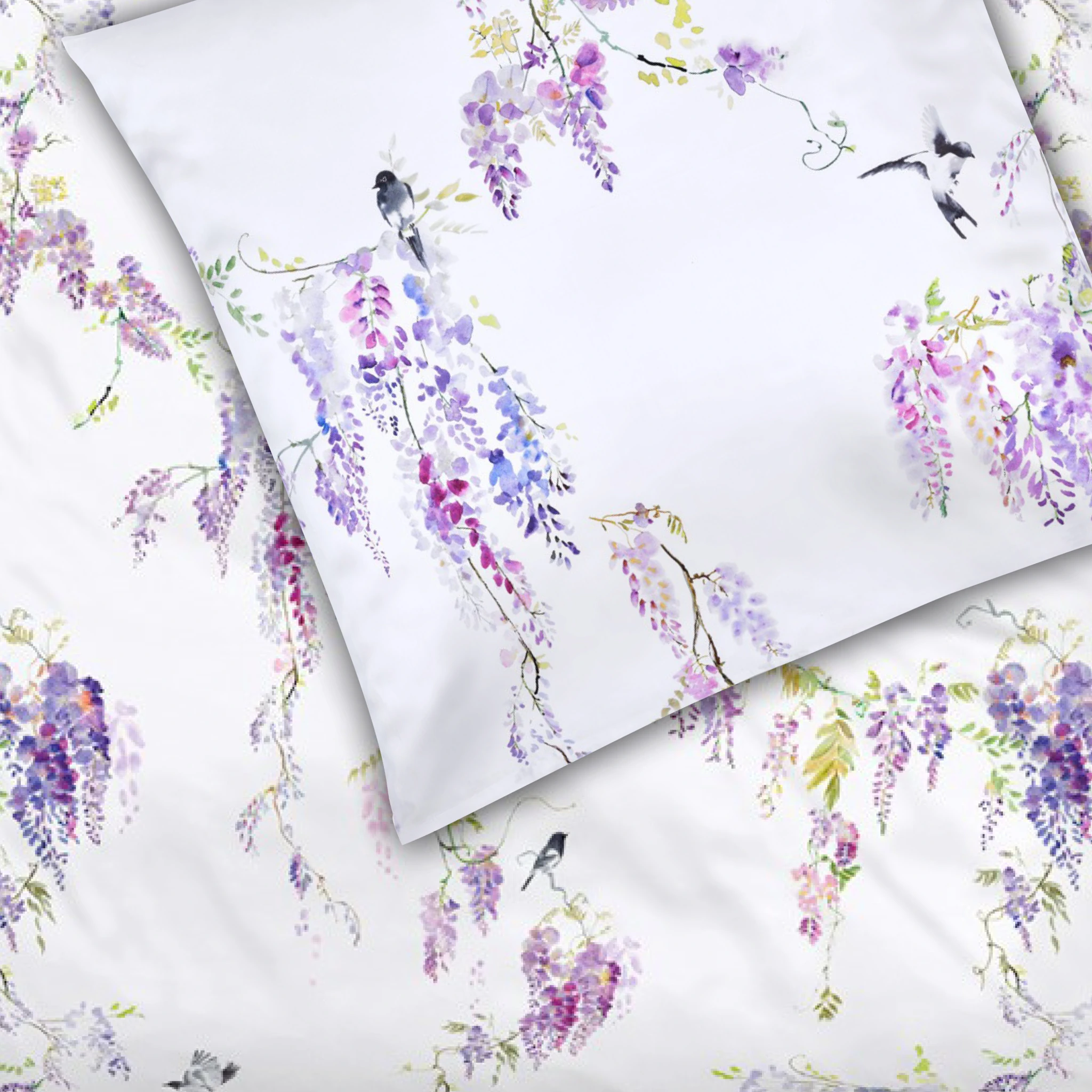 Christian Fischbacher Bettwäsche PURPLE RAIN Satin Produktbild Christian Fischbacher Bettwäsche PURPLE RAIN Satin