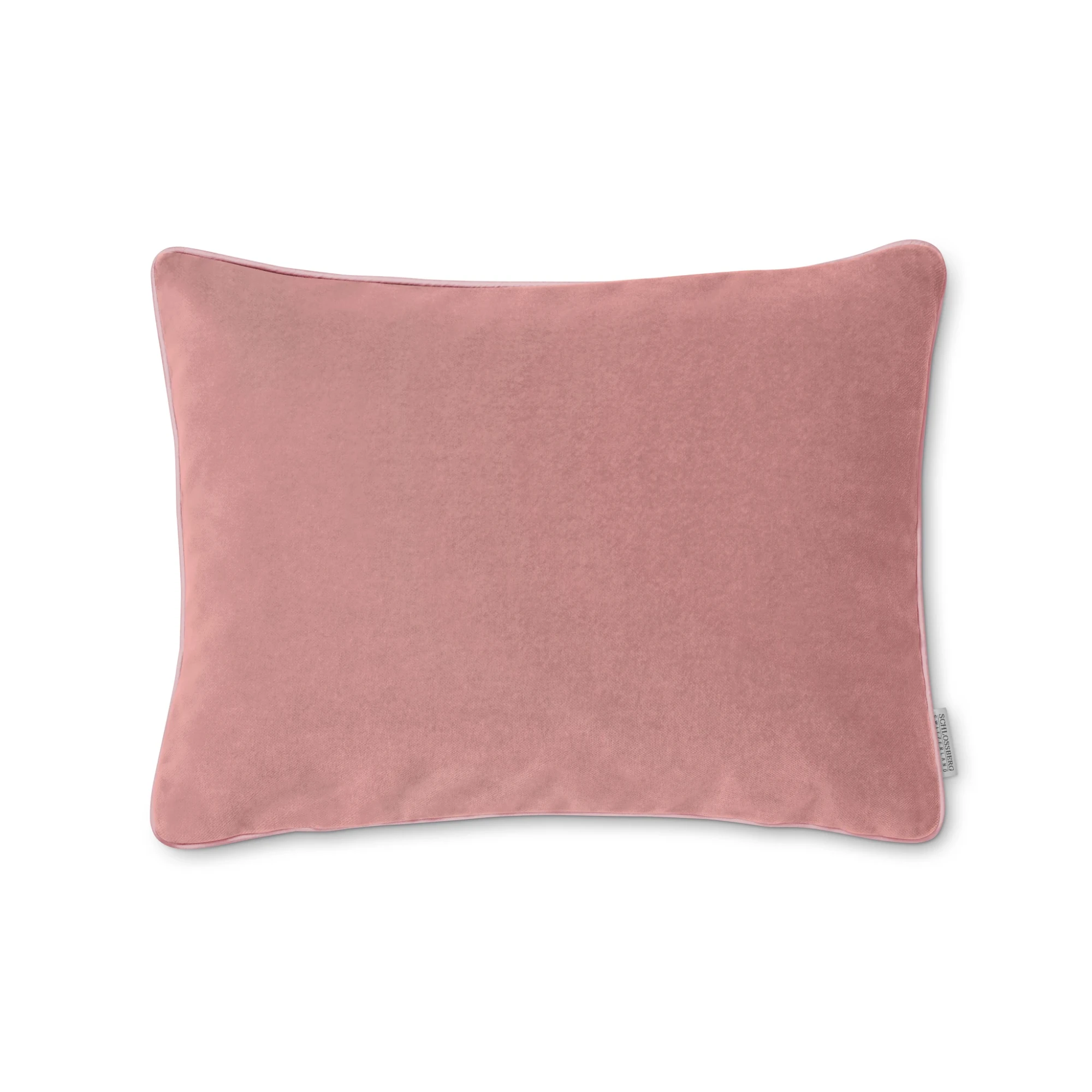 Schlossberg Zierkissenbezug ELODIE Samt Rose Produkt 2 Schlossberg Zierkissenbezug ELODIE Samt Rose 2