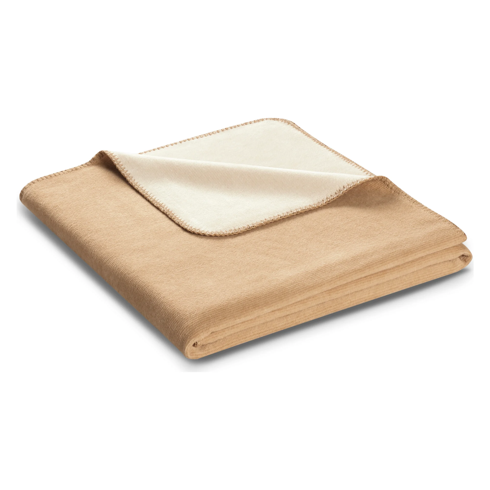 Biederlack Throw DUO COTTON MELANGE Cream-Natural