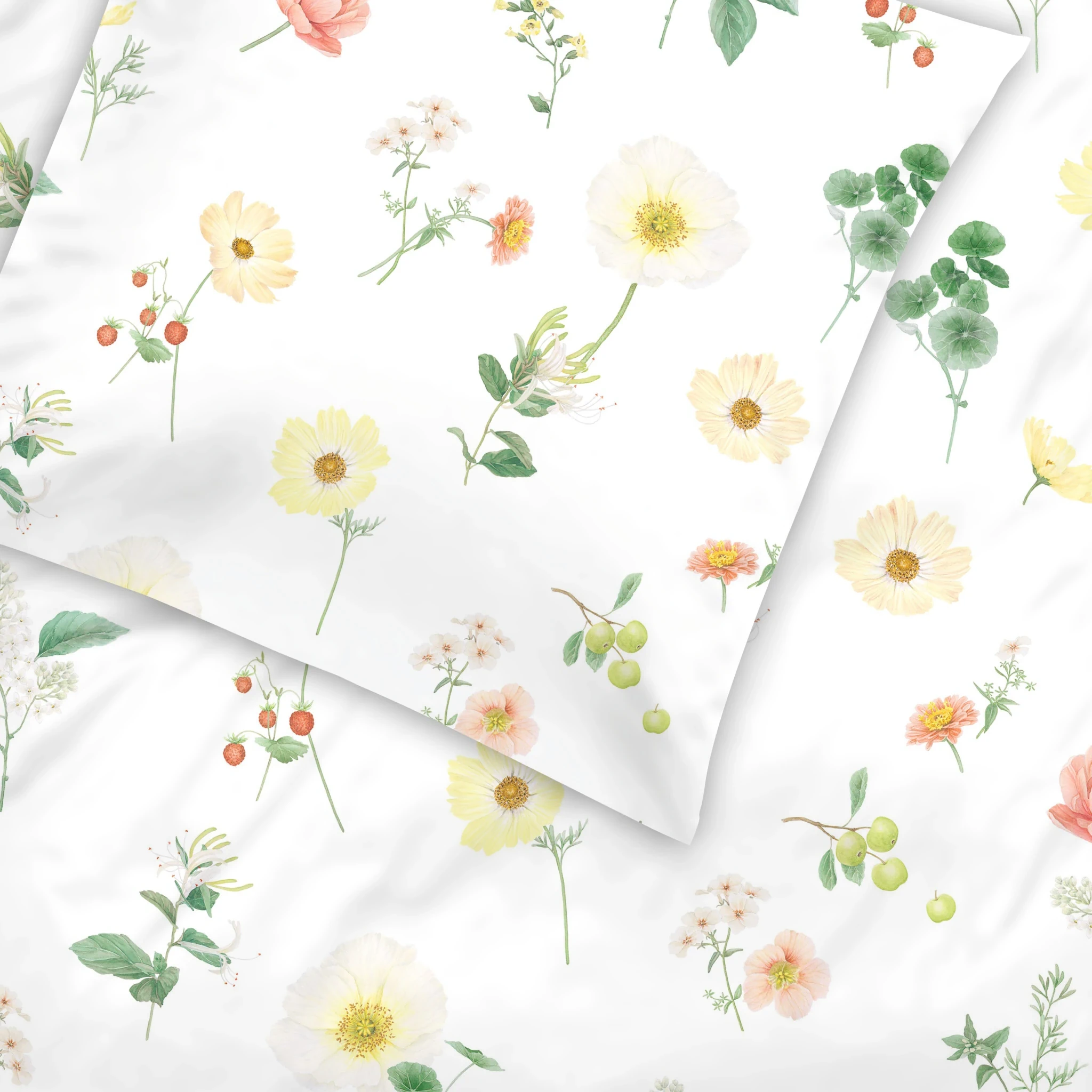 Schlossberg Bettwäsche ZINNIA Jersey Blanc Produktbild Schlossberg Bettwäsche ZINNIA Jersey Blanc