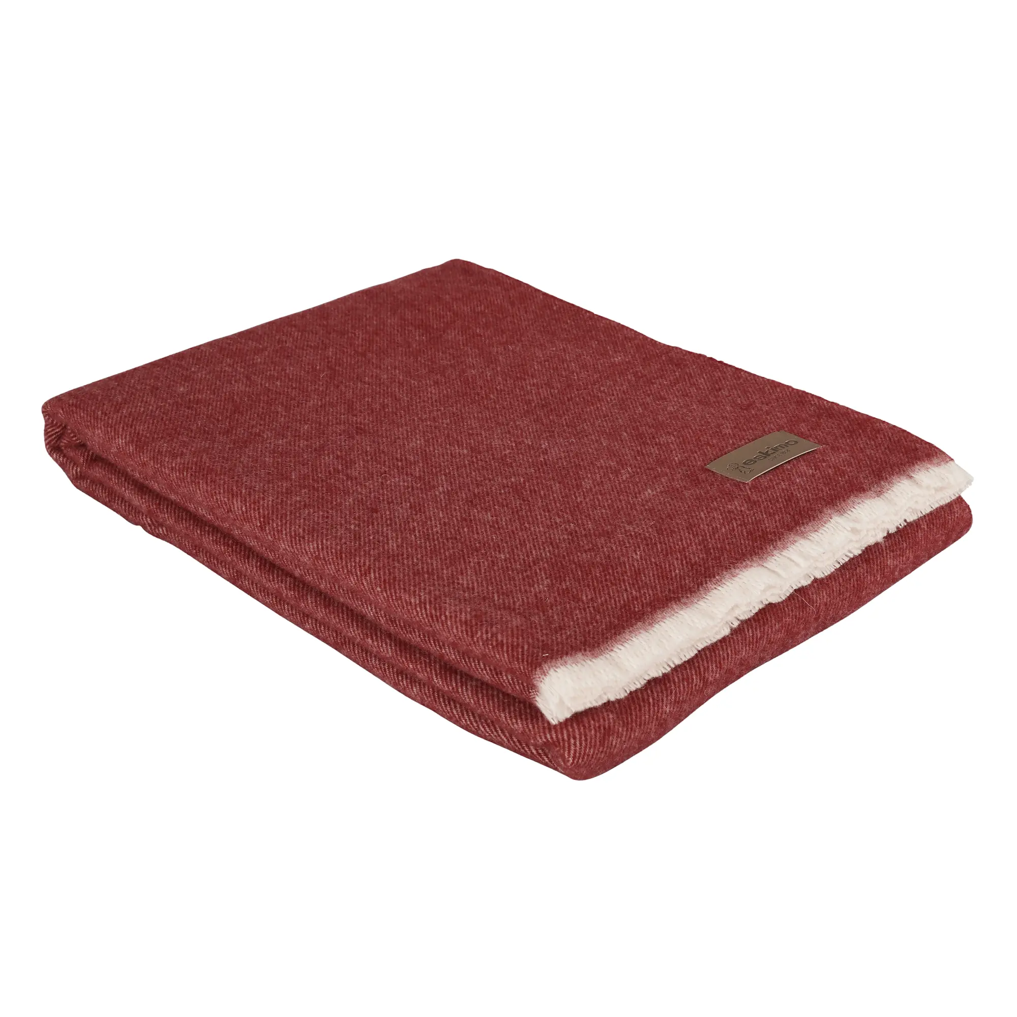 Eskimo Plaid VENEZIA Merinowolle Rubinrot Produktbild Eskimo Plaid VENEZIA Merinowolle Rubinrot