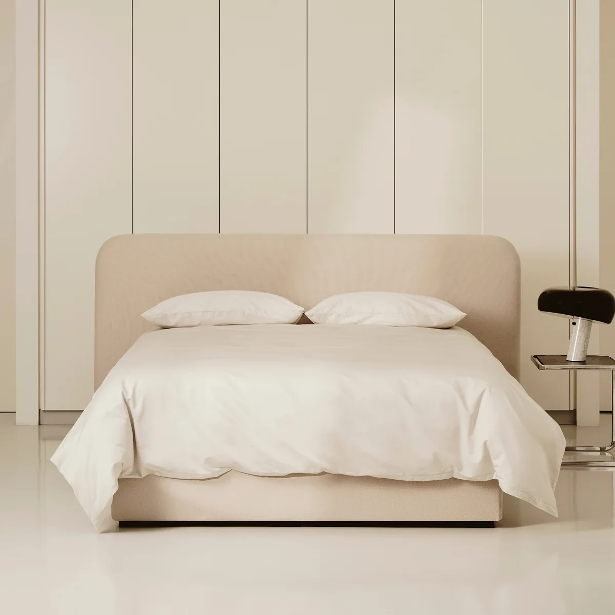 Royfort Bett ATELIER CURVE Creme