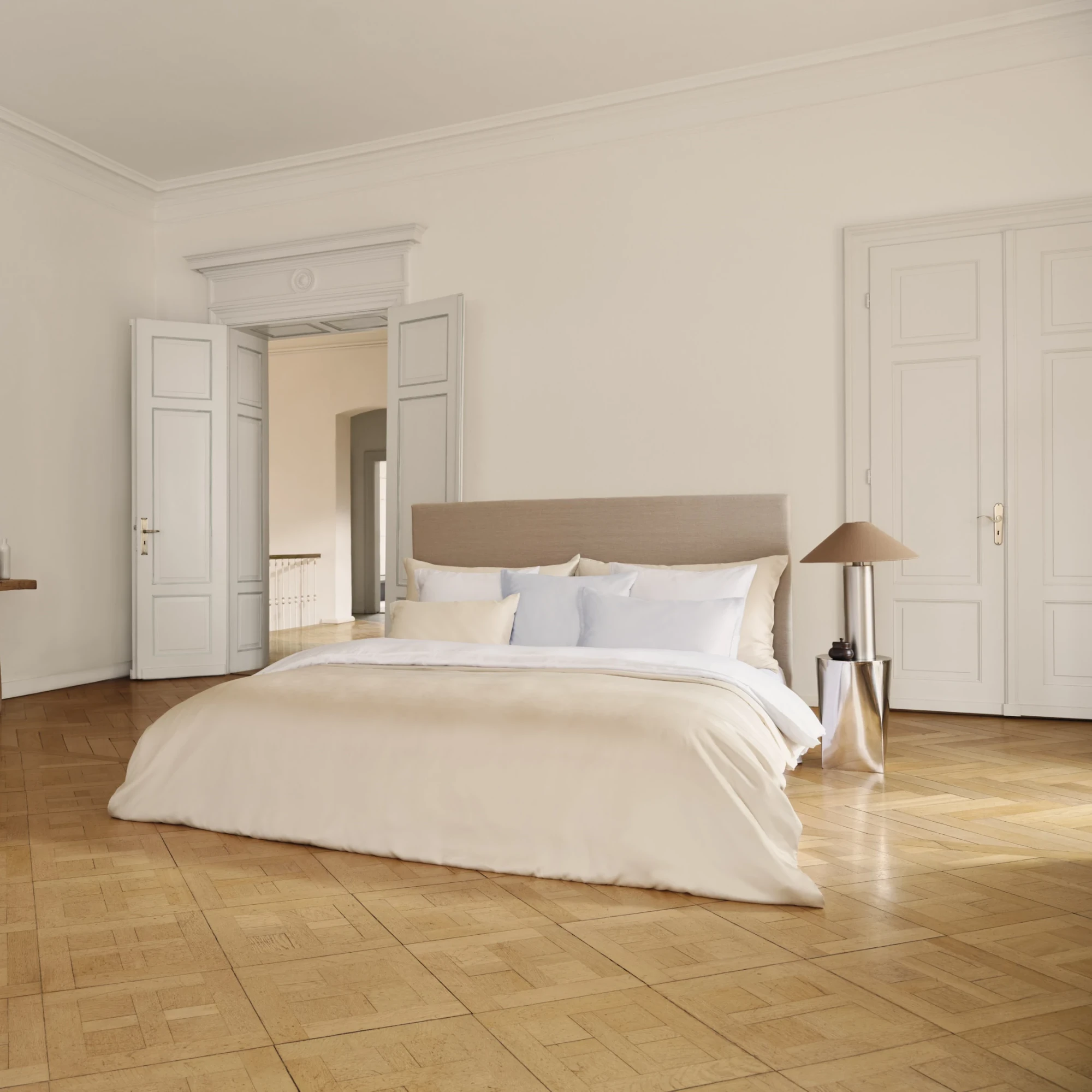 Schlossberg Bettwäsche MICROMODAL Satin Gris 1