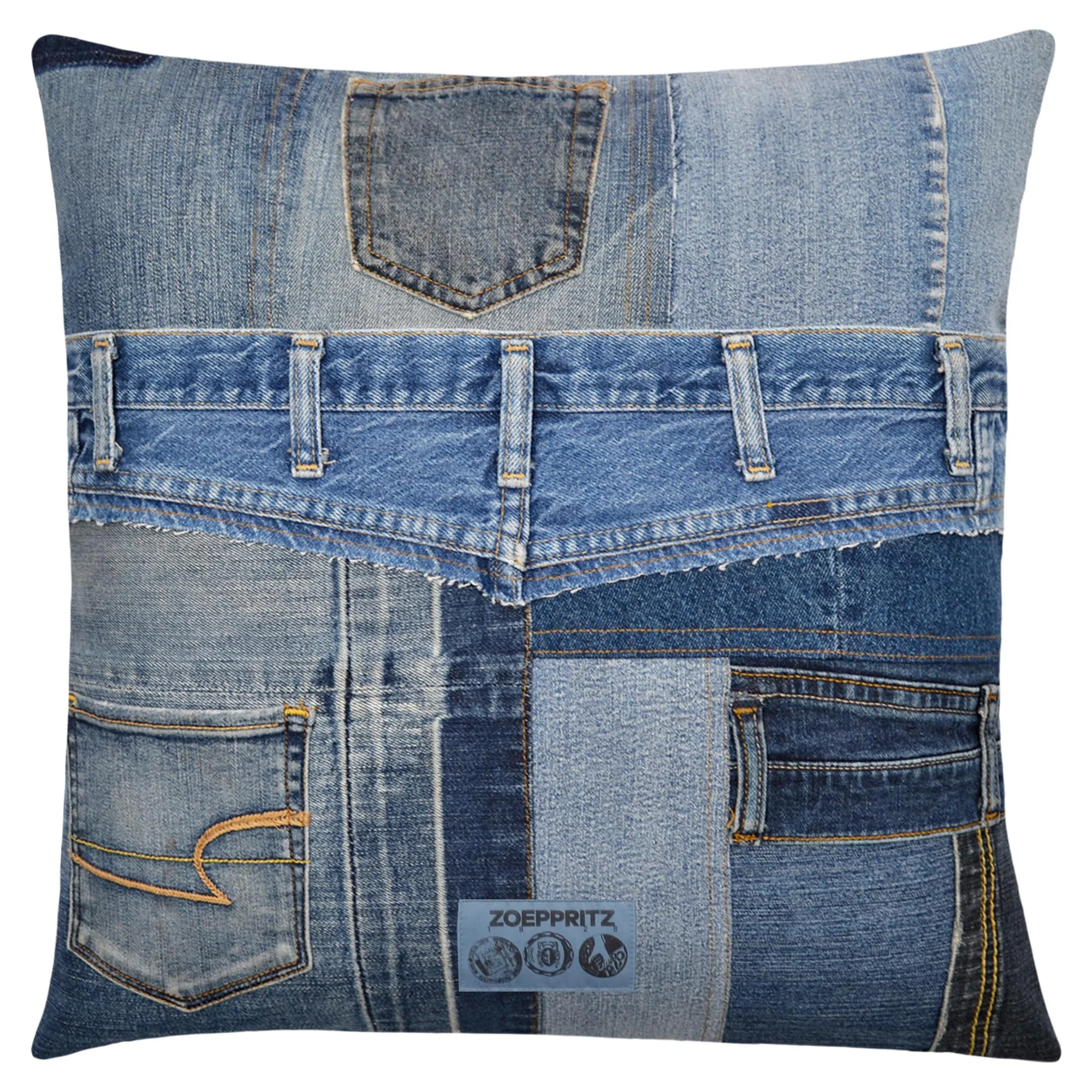 Zoeppritz Decorative Cushion PANTS Denim Indigo