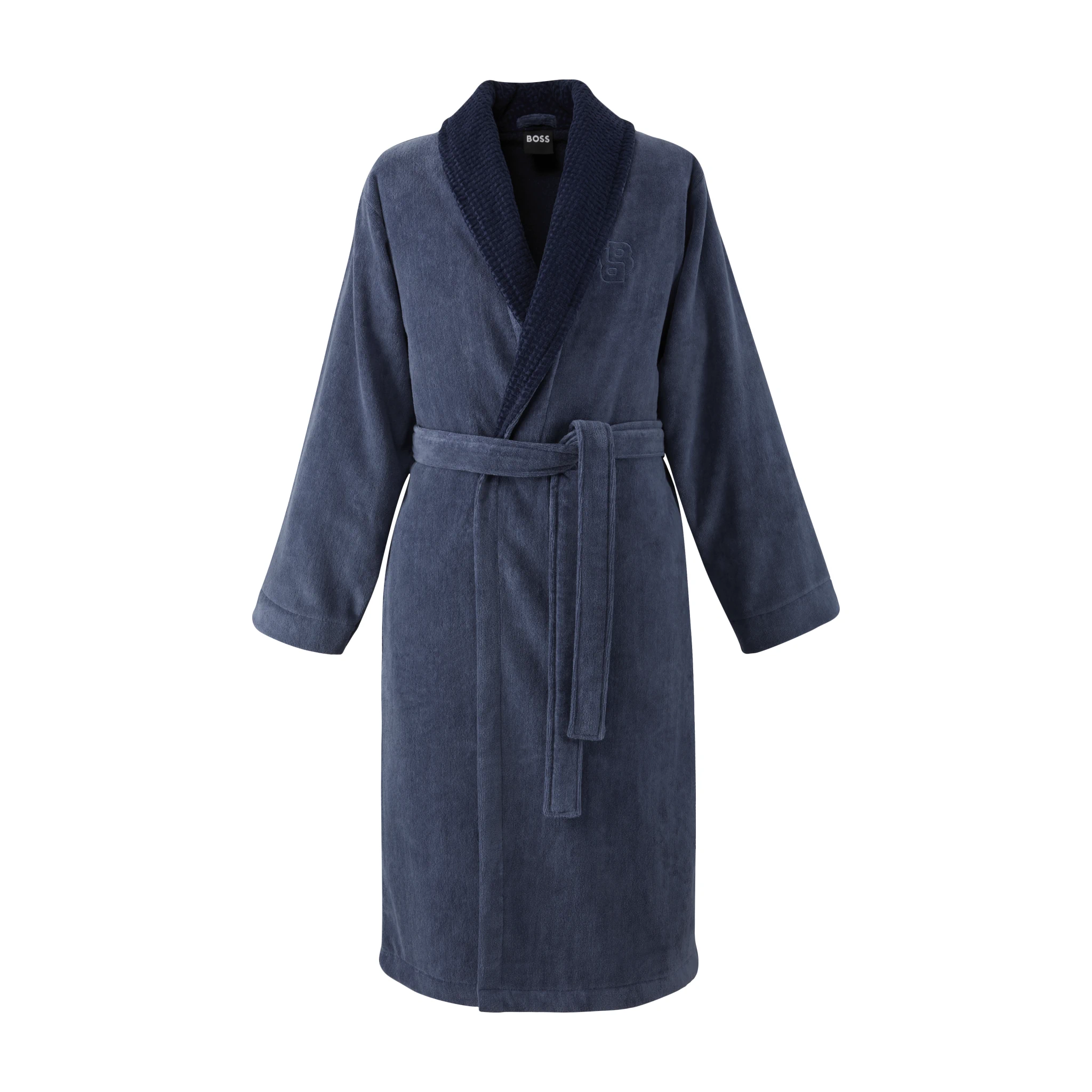 Hugo Boss Bademantel Herren DOUBLE B Steel