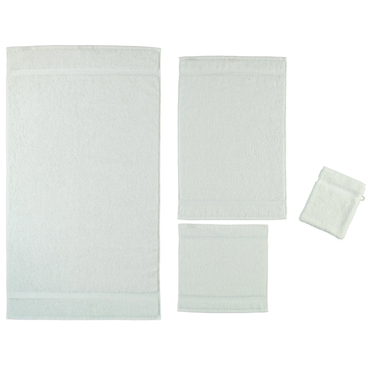 Rhomtuft PRINCESS Towels White product picture Rhomtuft PRINCESS Towels White
