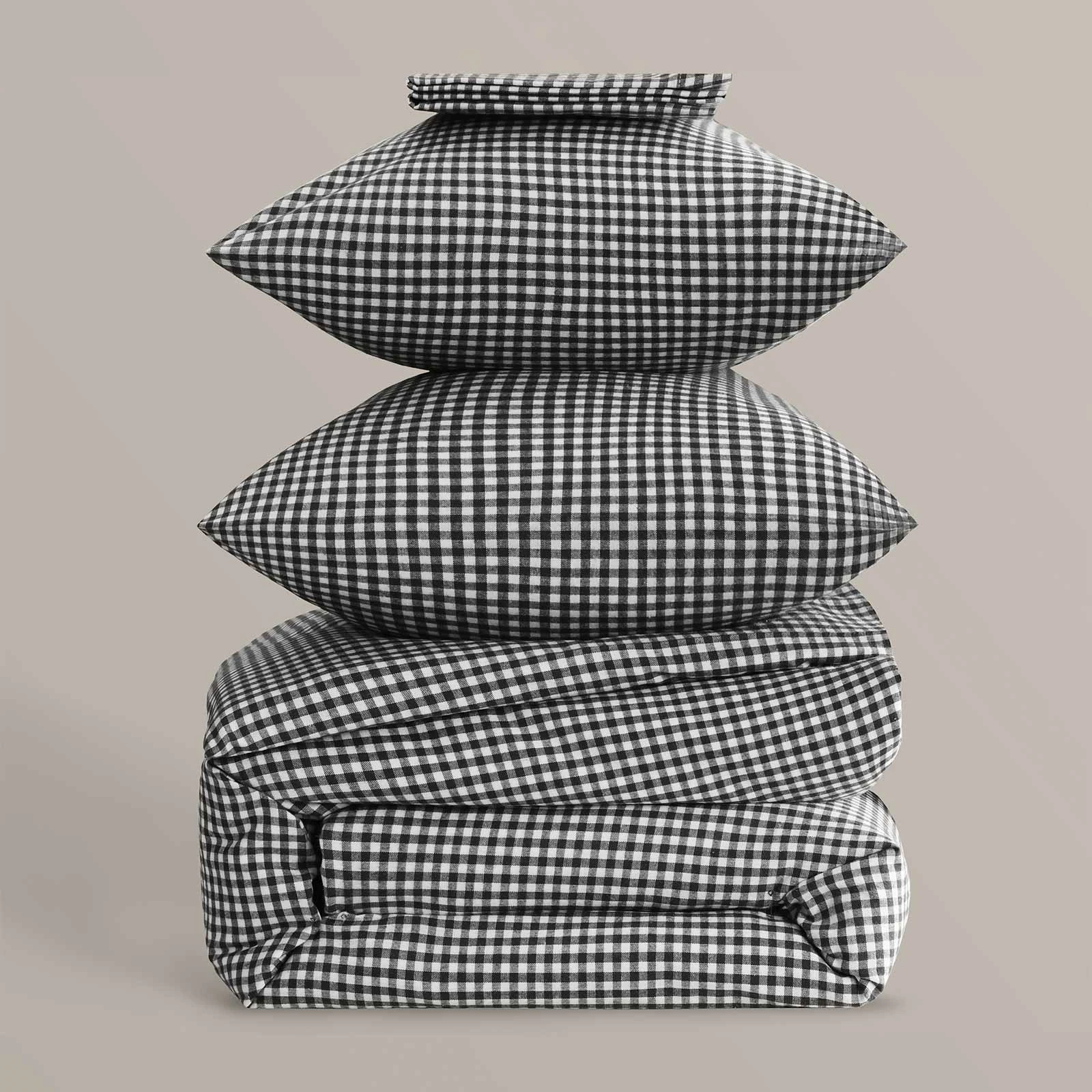 Royfort Bettwäsche GINGHAM DESIGN Flanell