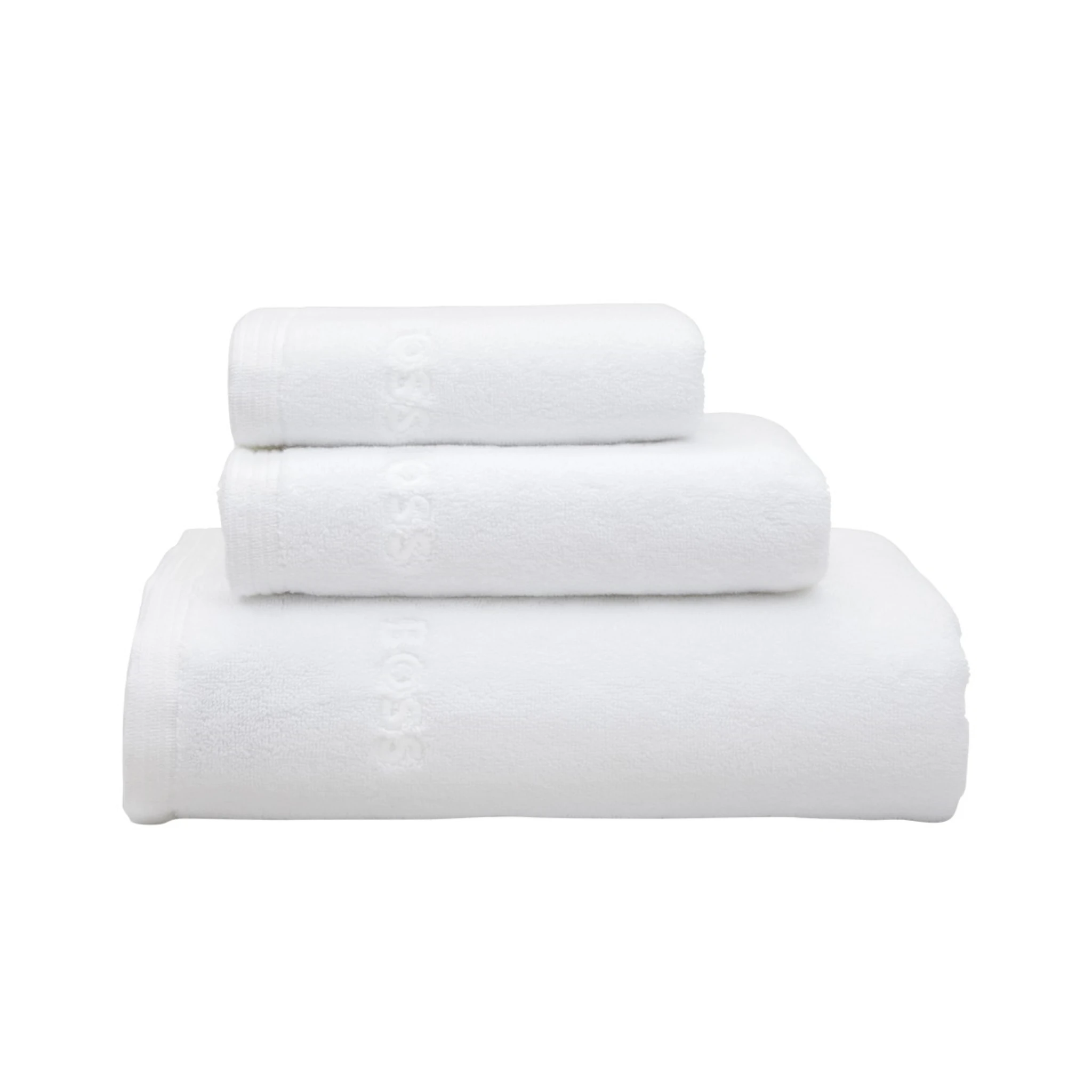 BOSS Home Handtücher EDGE White Produktbild BOSS Home Handtücher EDGE White