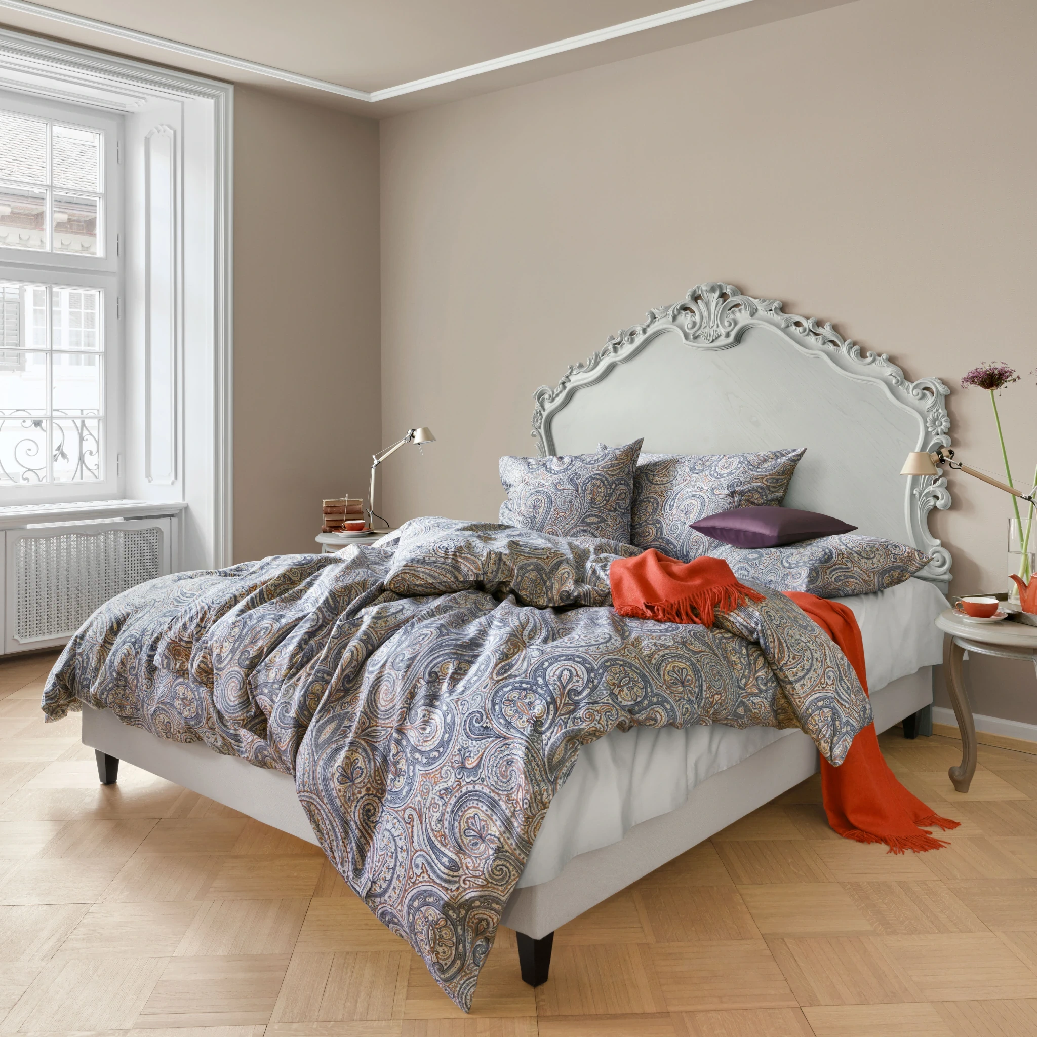 Schlossberg Bed Linen PERINN Jersey Bleu 3