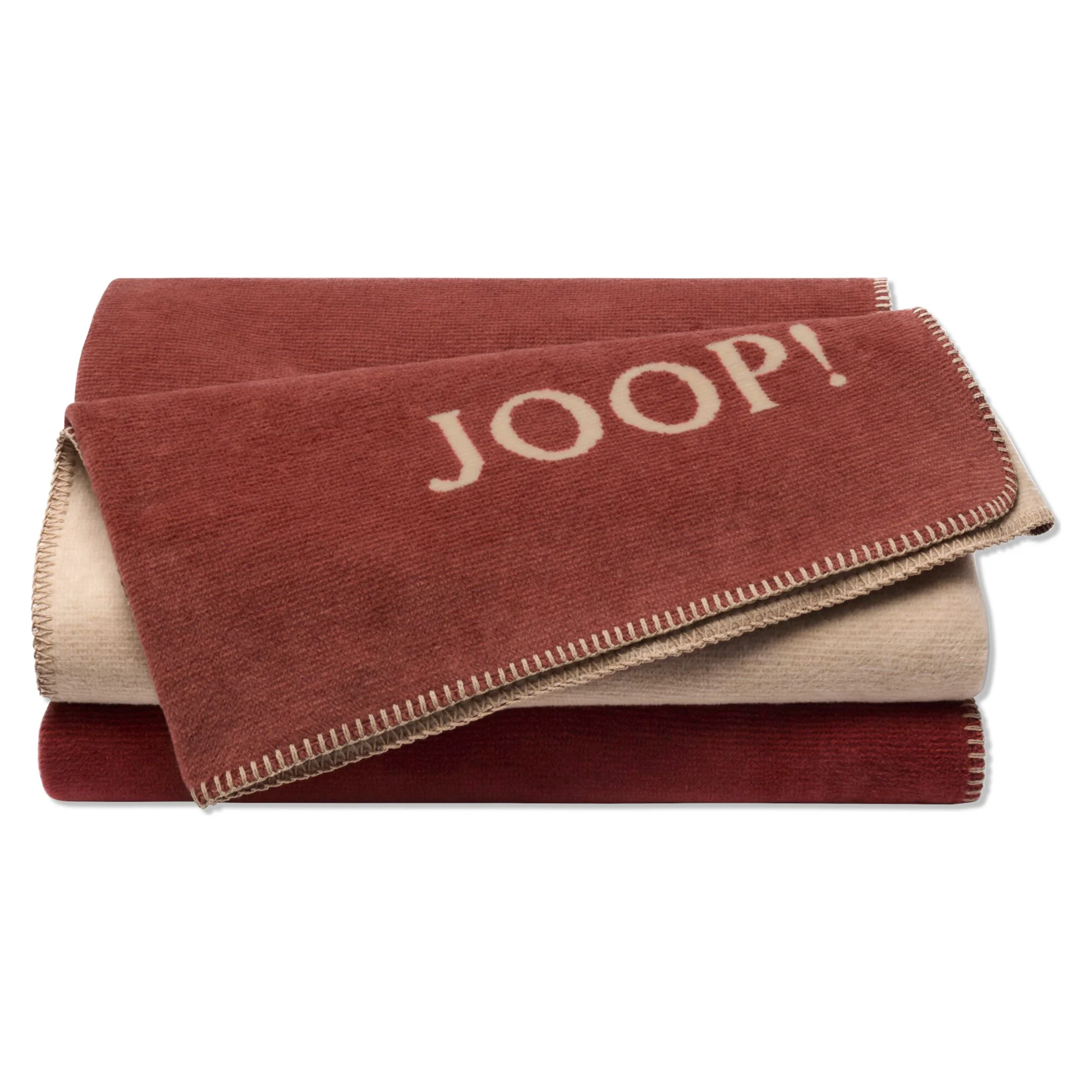 JOOP! Throw MELANGE DOUBLEFACE Sienna-Natural