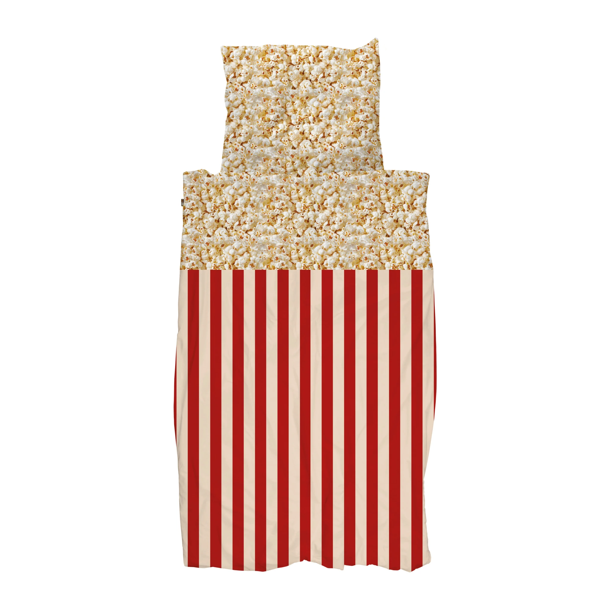 Snurk Bettwäsche POPCORN Perkal Rot