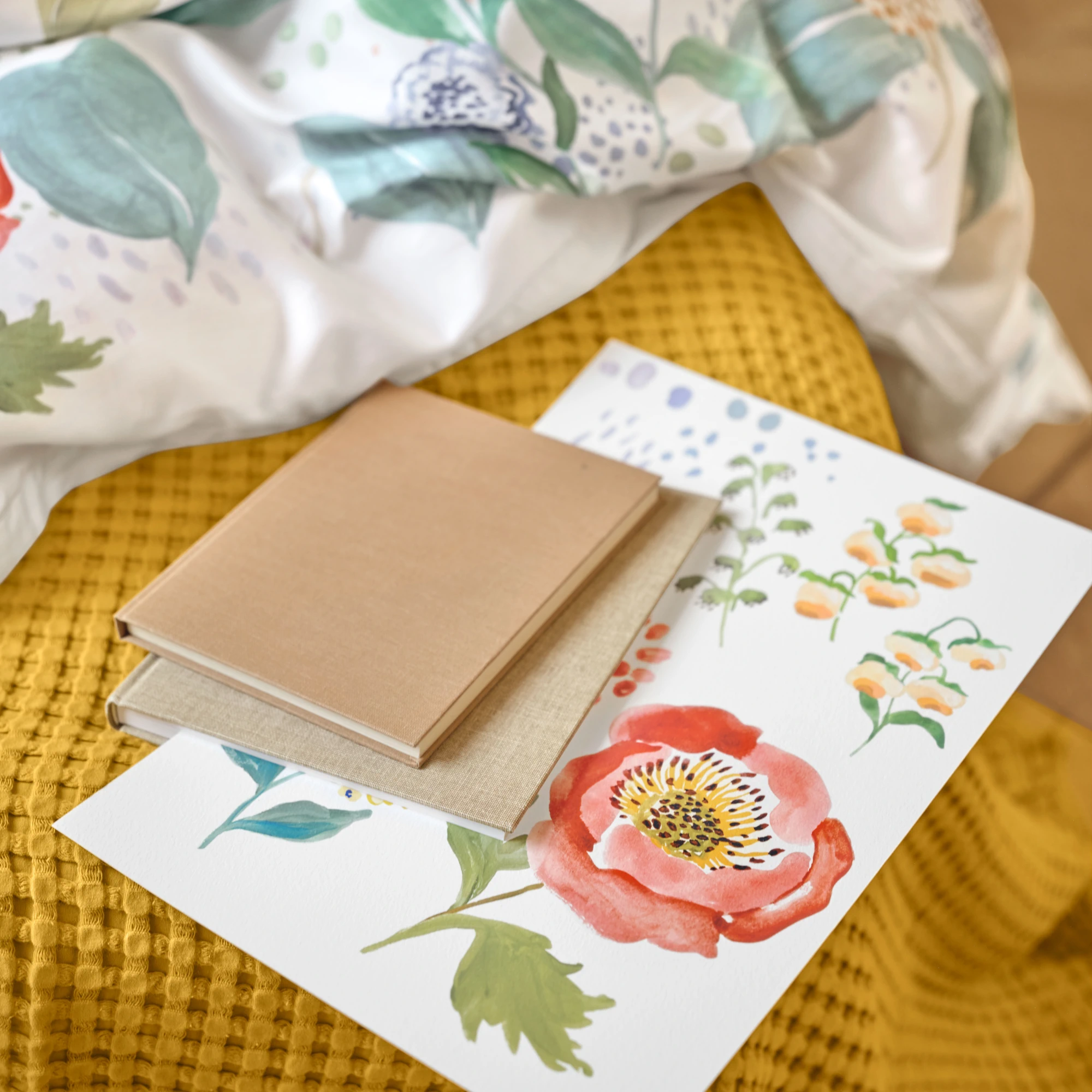 schlossberg bettwaesche annika satin multicolor skizze