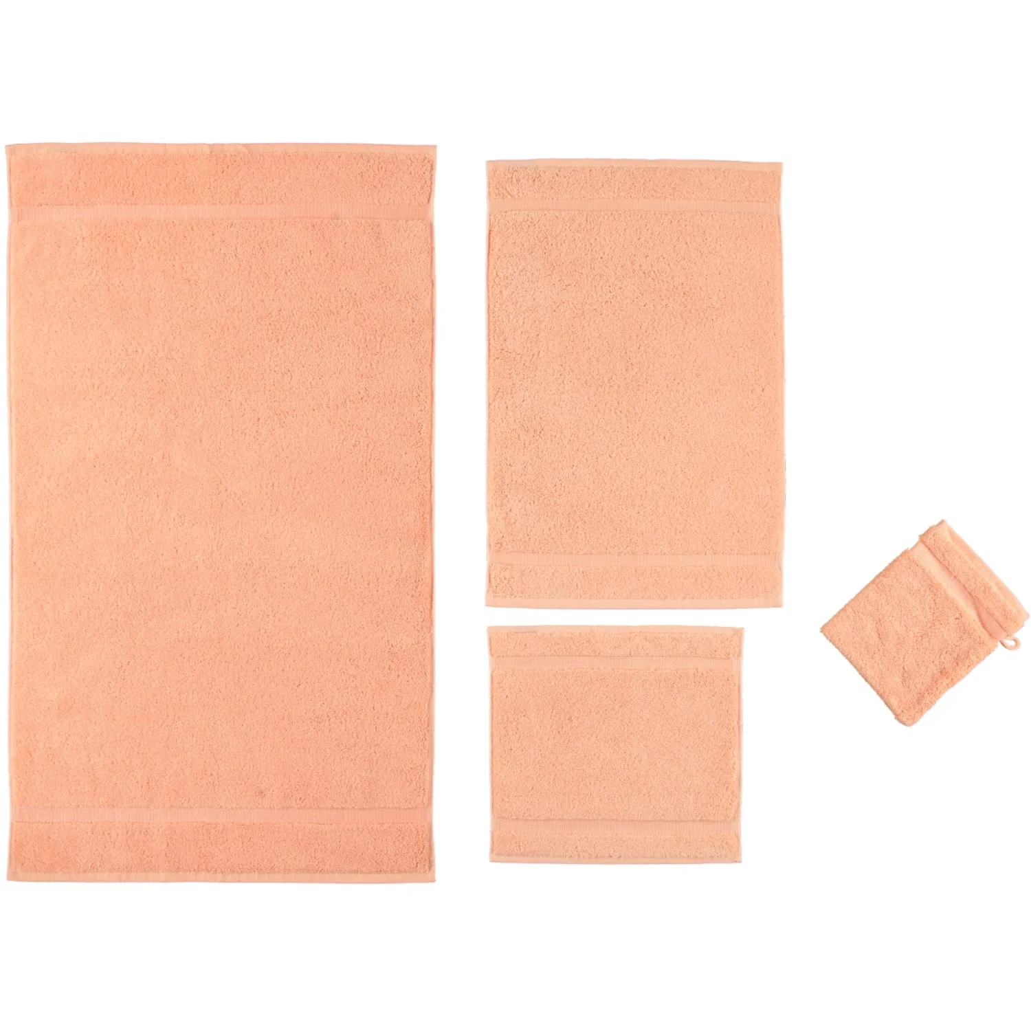 Rhomtuft PRINCESS Towels Peach
