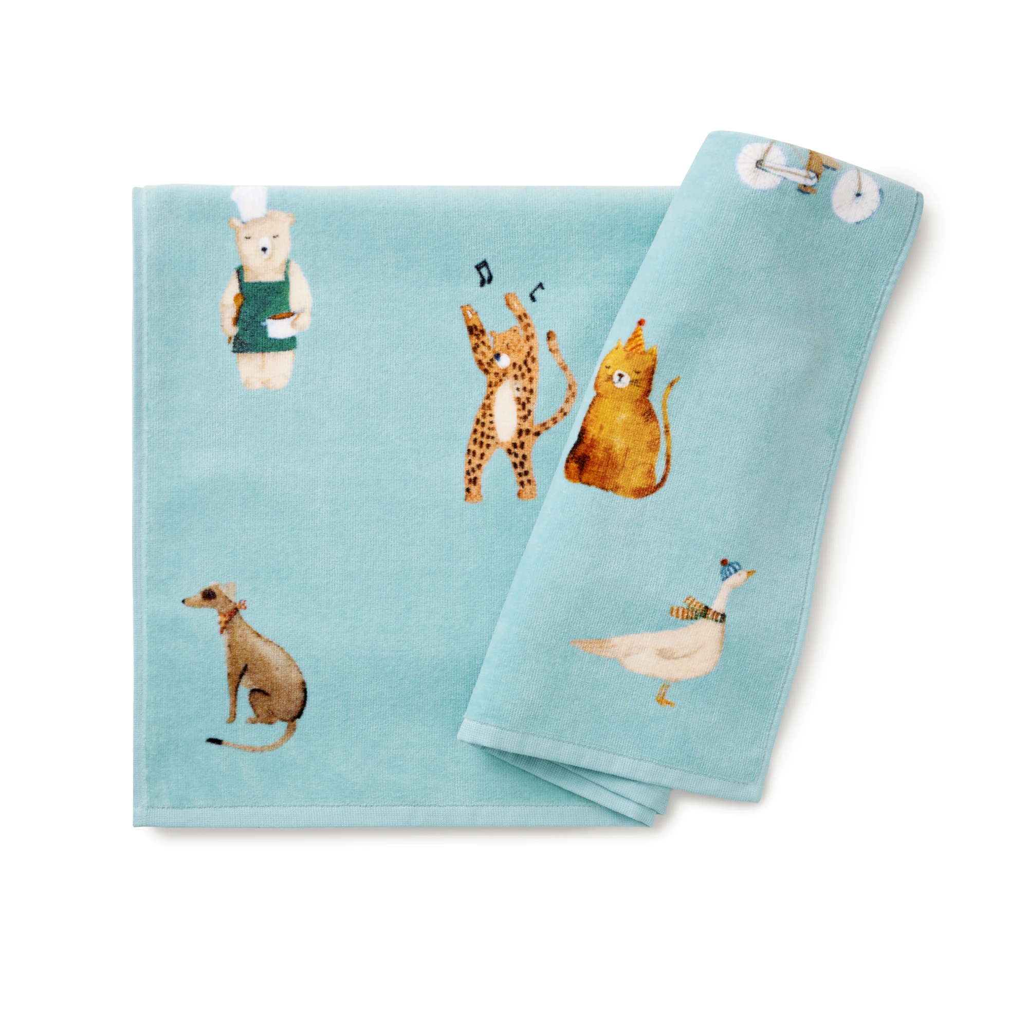 schlossberg kinderhandtuch party leo vert 2