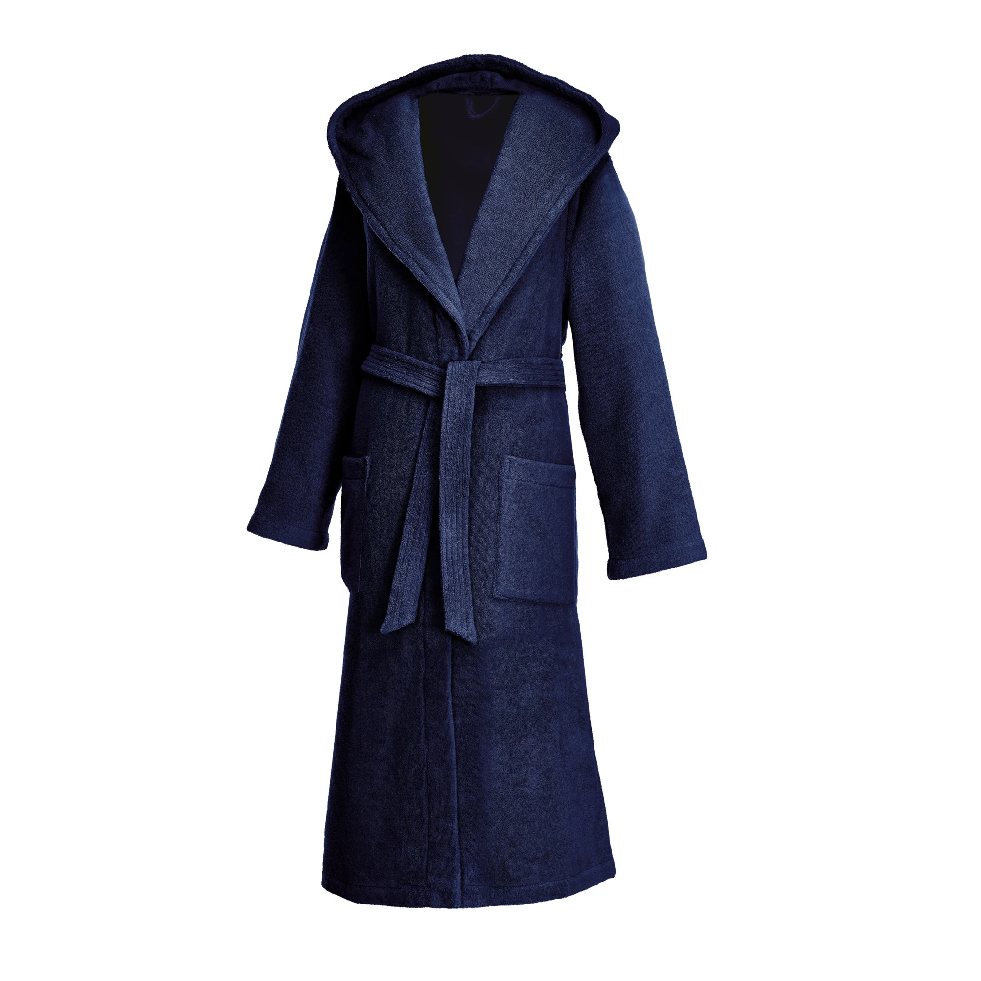 Weseta Bademantel DREAMFLOR Mit Kapuze Night Blue