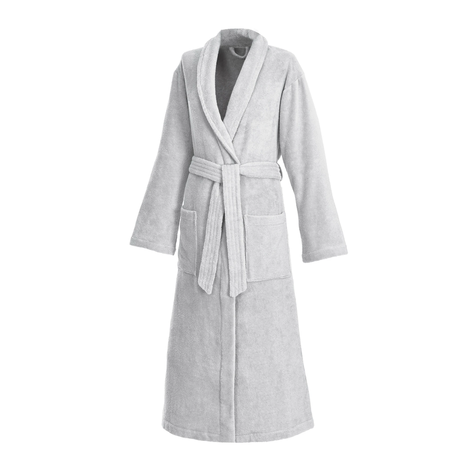 Weseta Bademantel DREAMFLOR Silber Produktbild Weseta Bademantel DREAMFLOR Silber