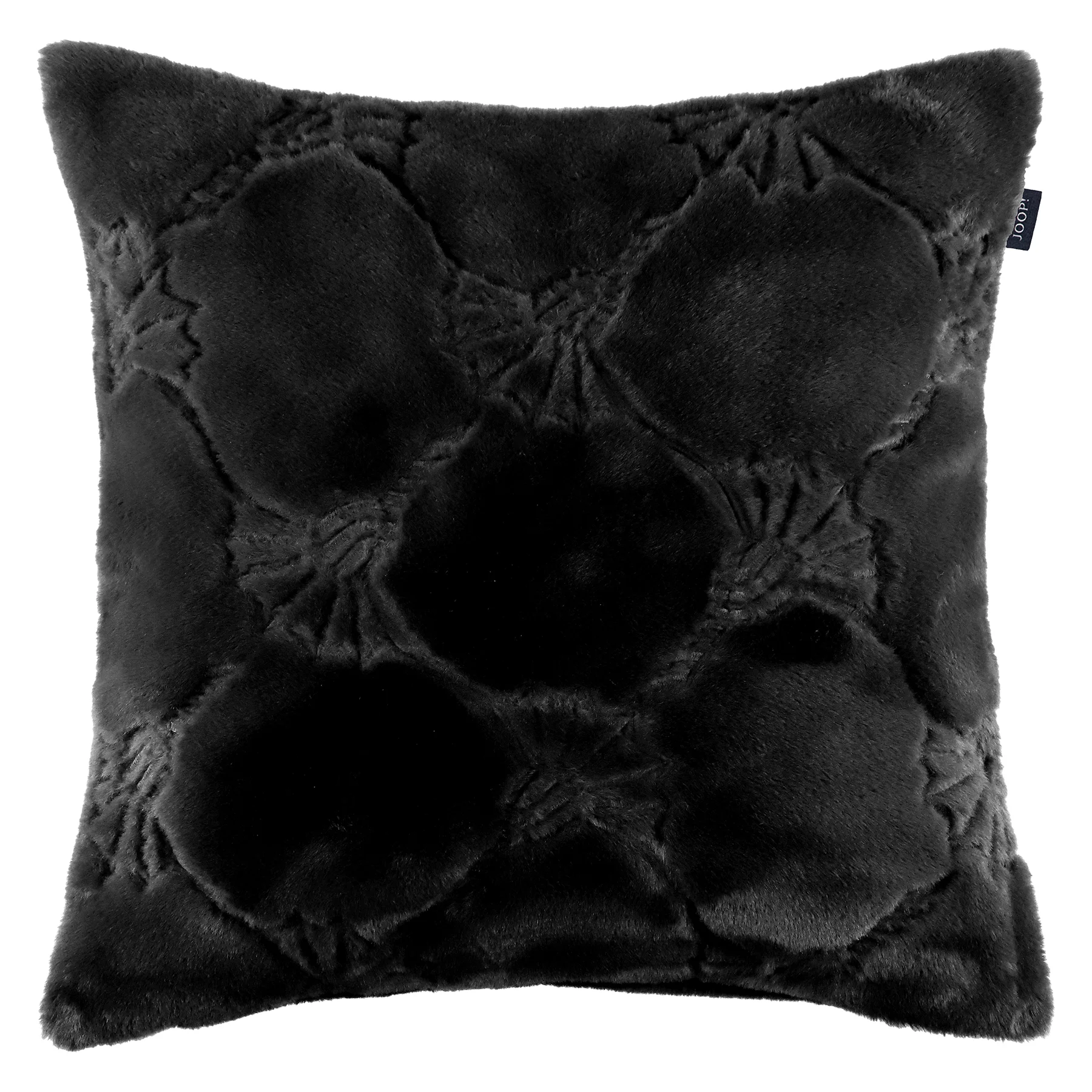 JOOP! Dekokissen COZY CORNFLOWER Schwarz