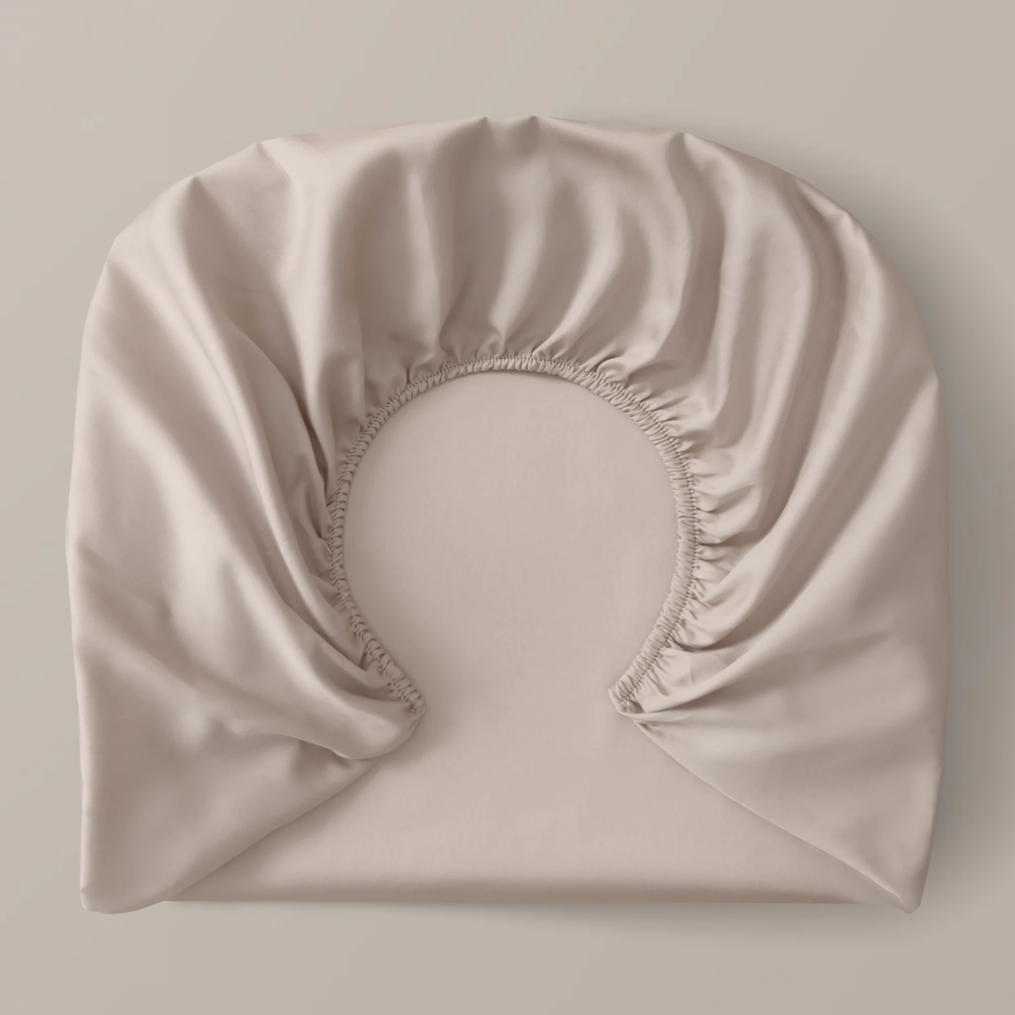 Royfort Spannbettlaken SATIN Taupe Produktbild Royfort Spannbettlaken SATIN Taupe