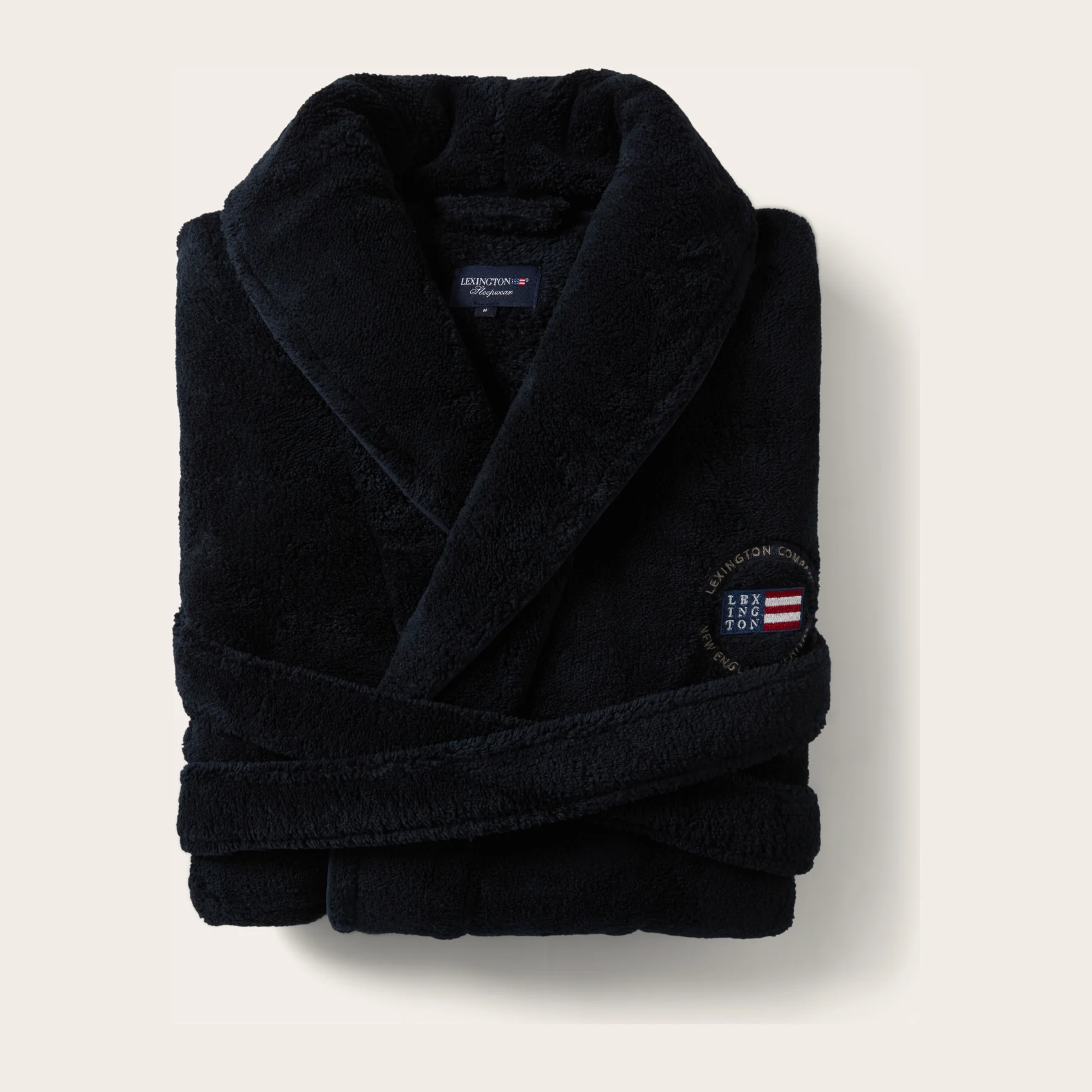 Lexington Bademantel FLEECE Navy