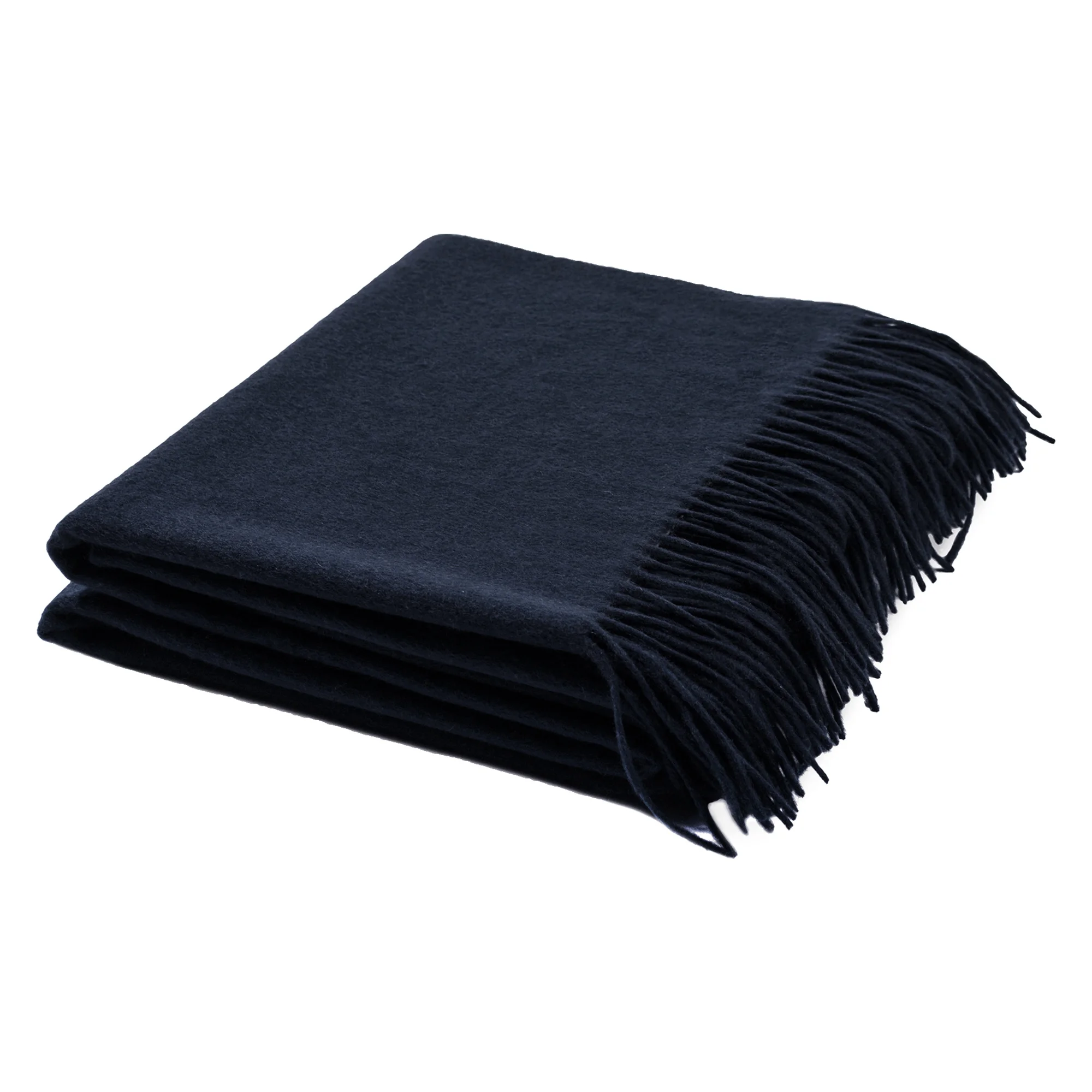Zoeppritz Plaid SINCE 1828 CASHMERE Navy