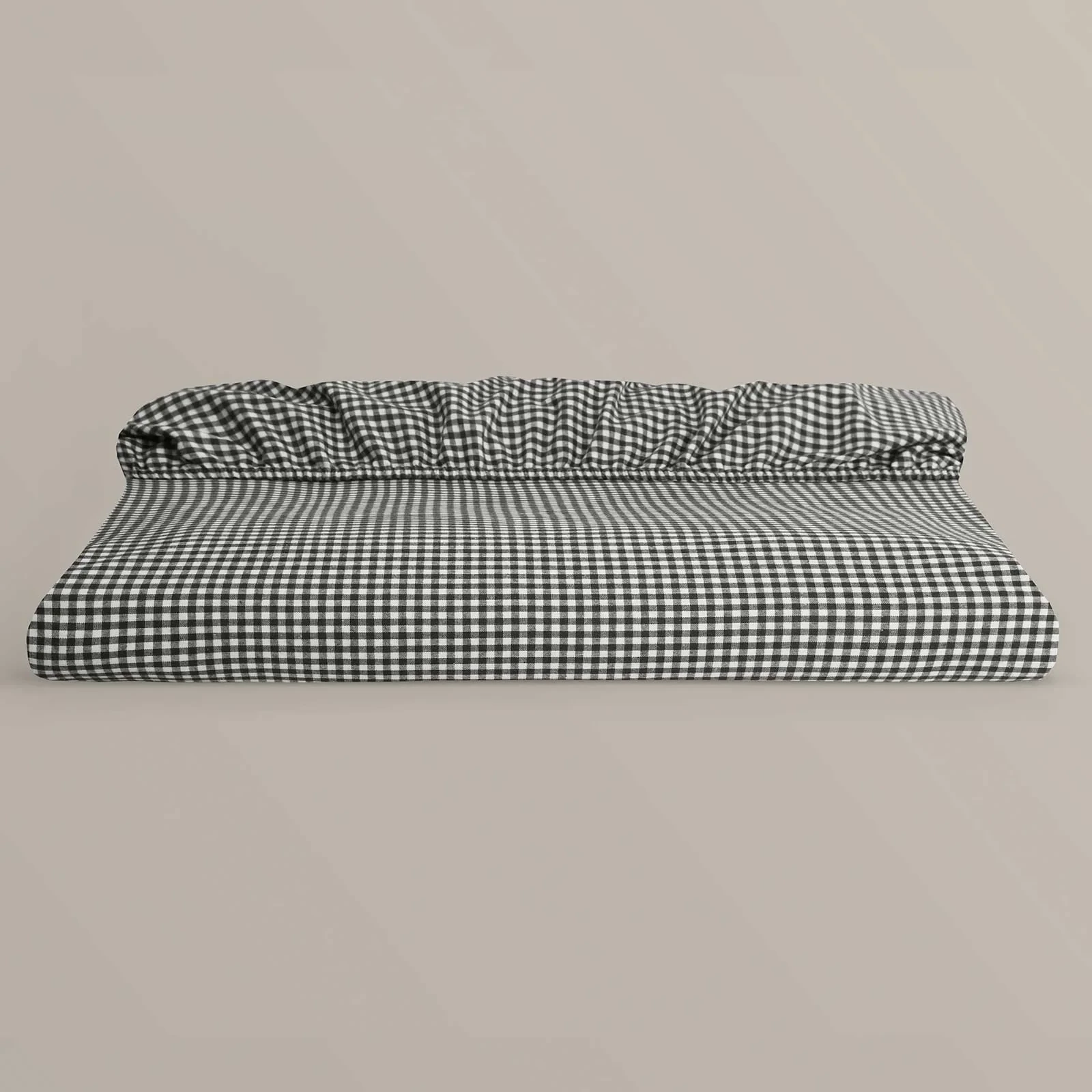 Royfort Spannbettlaken FLANELL Gingham Design
