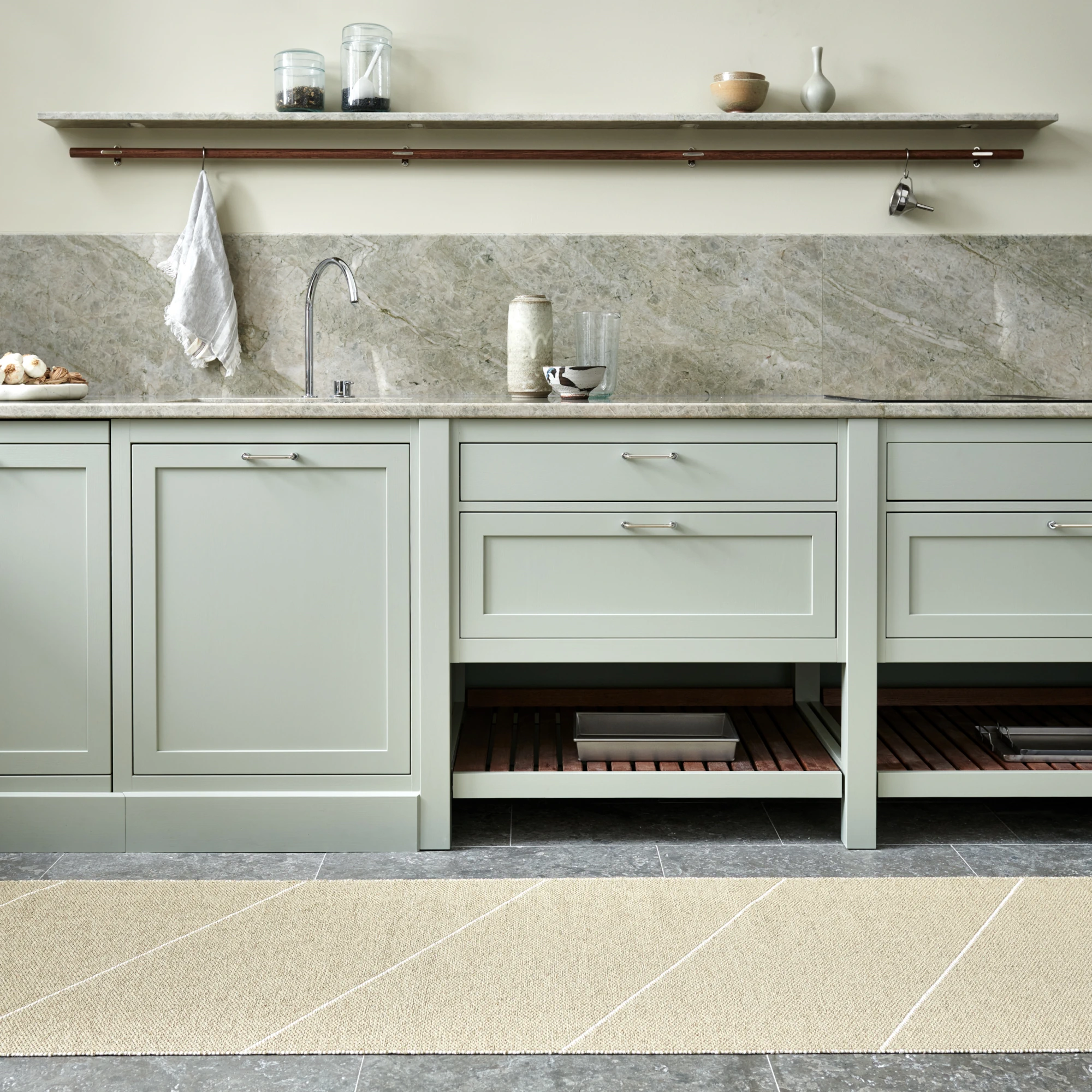 Pappelina Rug RANDY Sand 3