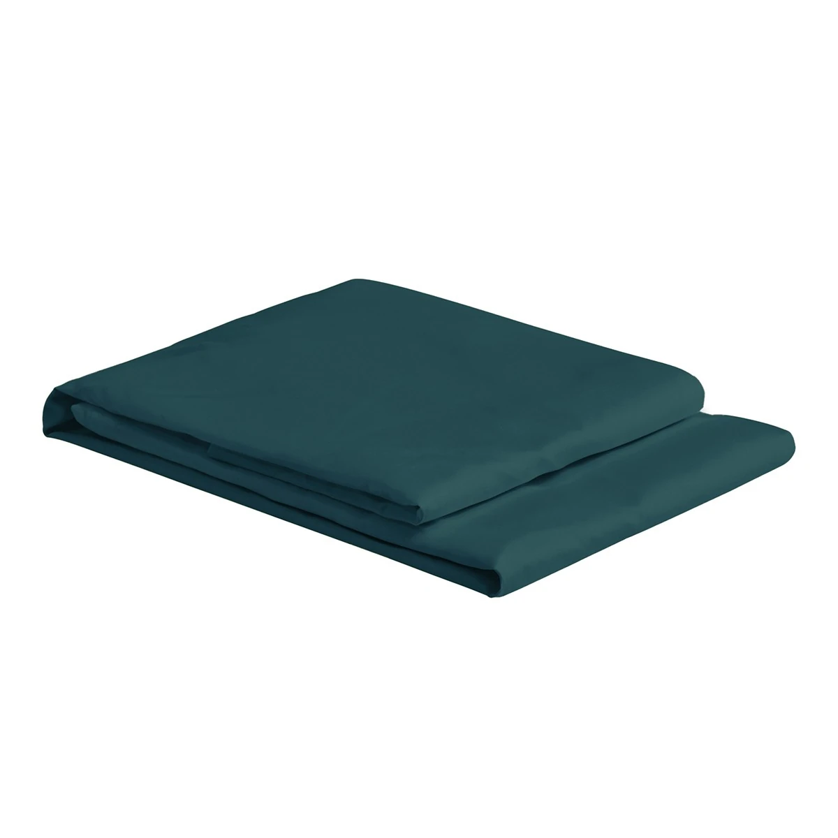 Christian Fischbacher Spannbettlaken SATIN UNI Petrol Produktbild Christian Fischbacher Spannbettlaken SATIN UNI Petrol