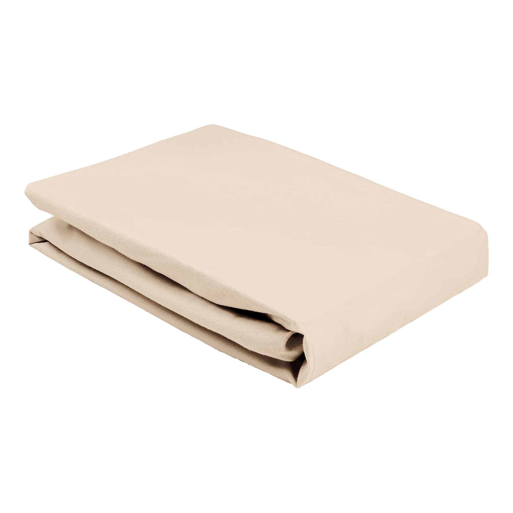 elegante Spannbettlaken JERSEY Sand