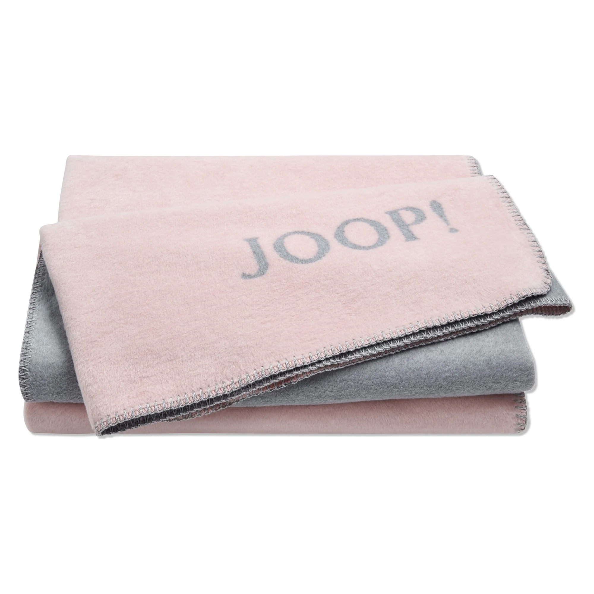 JOOP! Plaid UNI DOUBLEFACE Rosé-Stein
