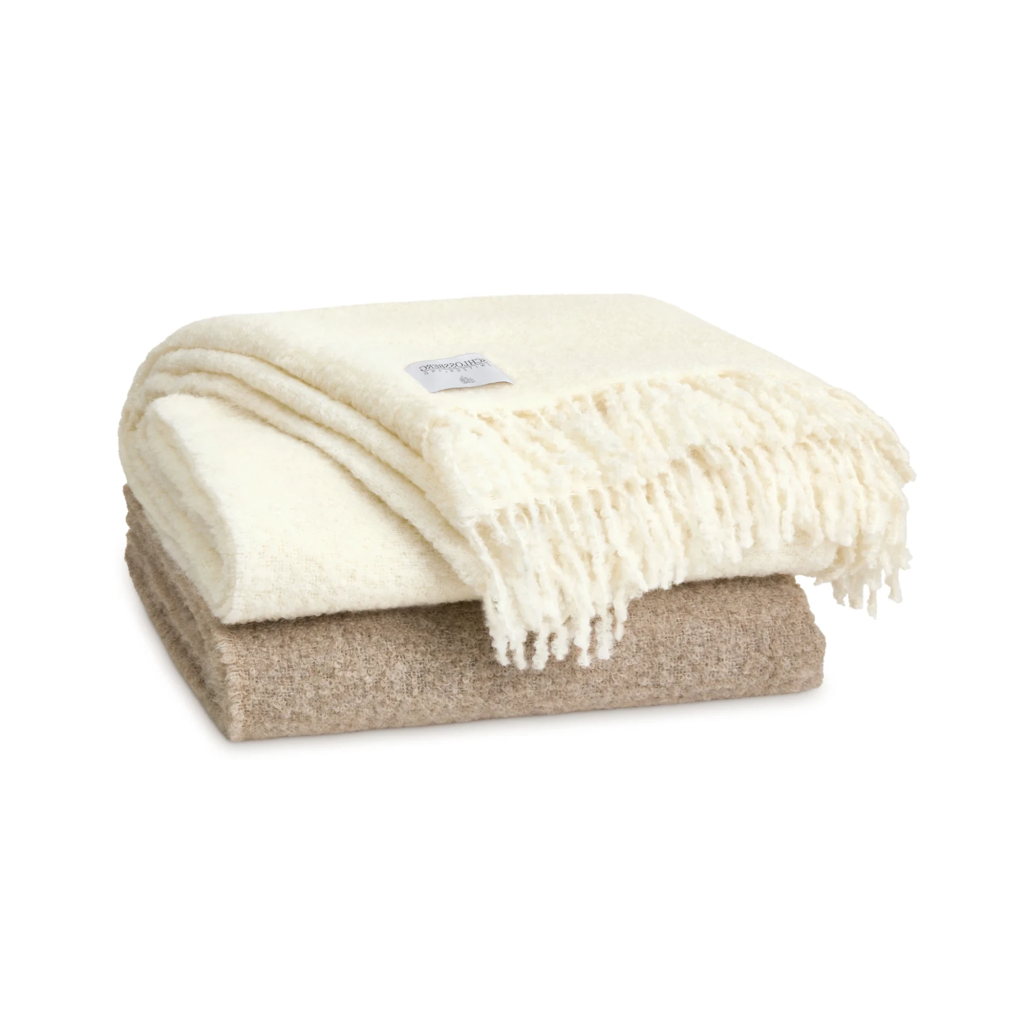 Schlossberg Plaid SORA Alpaka Beige Produktbild 2 Schlossberg Plaid SORA Alpaka Beige 2