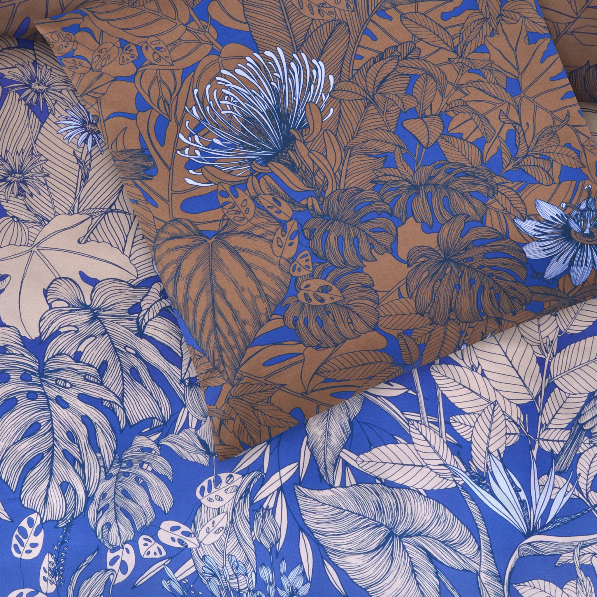 Christian Fischbacher Bettwäsche BLUE HOUR Allover Satin Produktbild Christian Fischbacher Bettwäsche BLUE HOUR Allover Satin