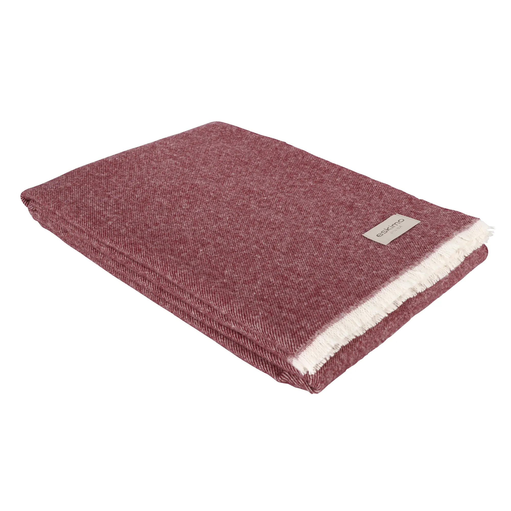 Eskimo Plaid VENEZIA Merinowolle Bordeaux