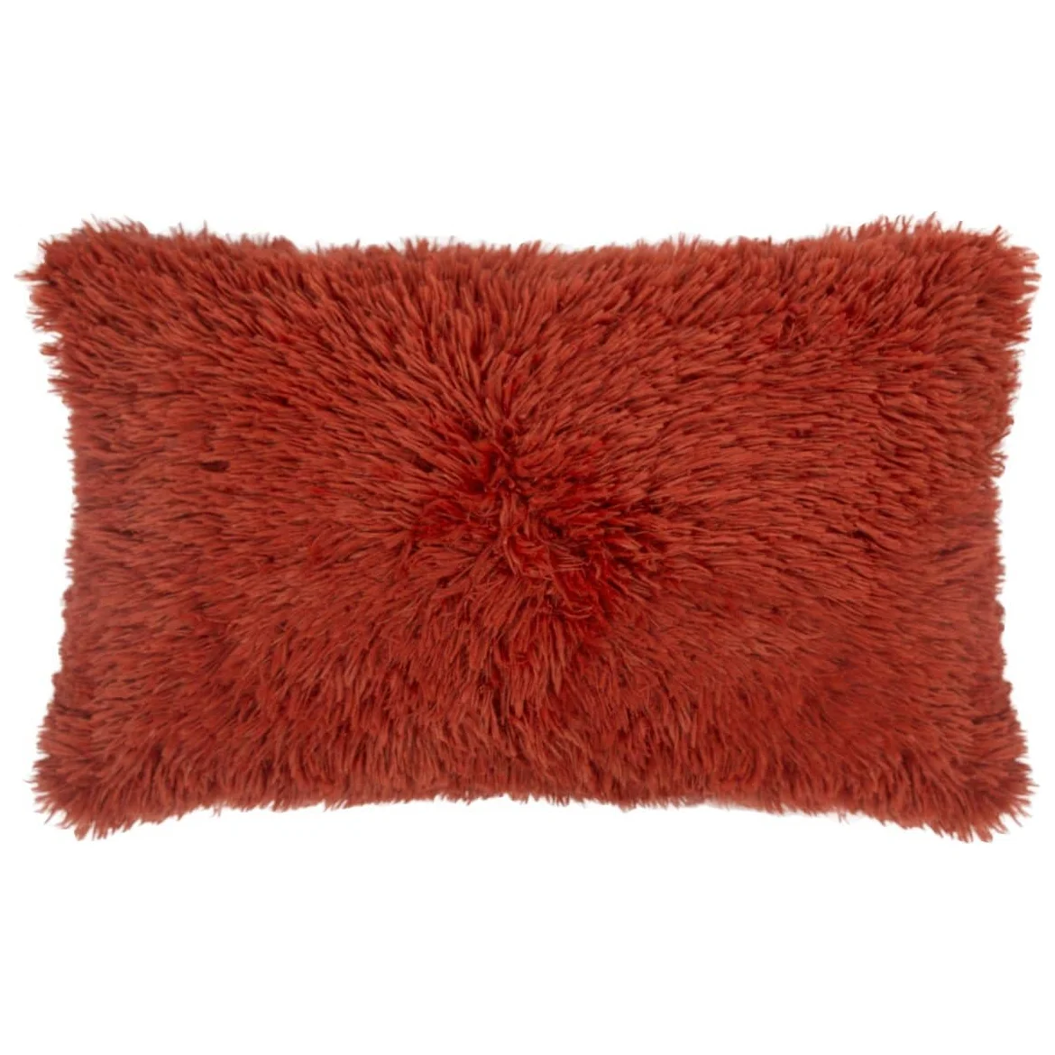 Zoeppritz Decorative Cushion REBORN Faux Fur Rust