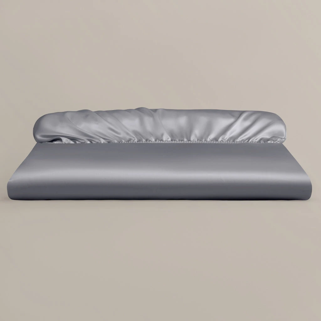 Royfort Luxury Fitted Sheet SILK Soft Grey product picture Royfort Luxury Fitted Sheet SILK Soft Grey