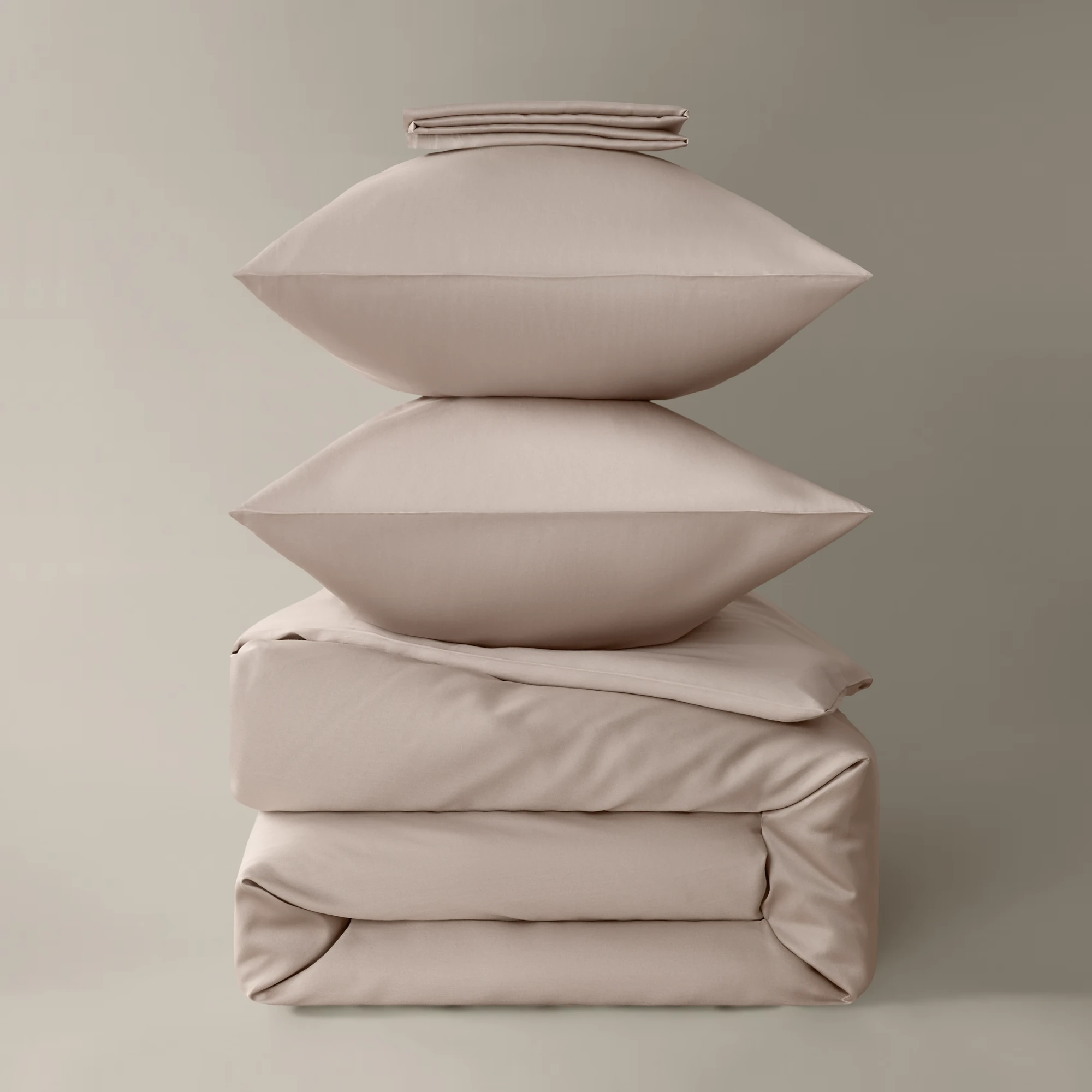 Royfort Bettwäsche SATIN Taupe Produktbild Royfort Bettwäsche SATIN Taupe