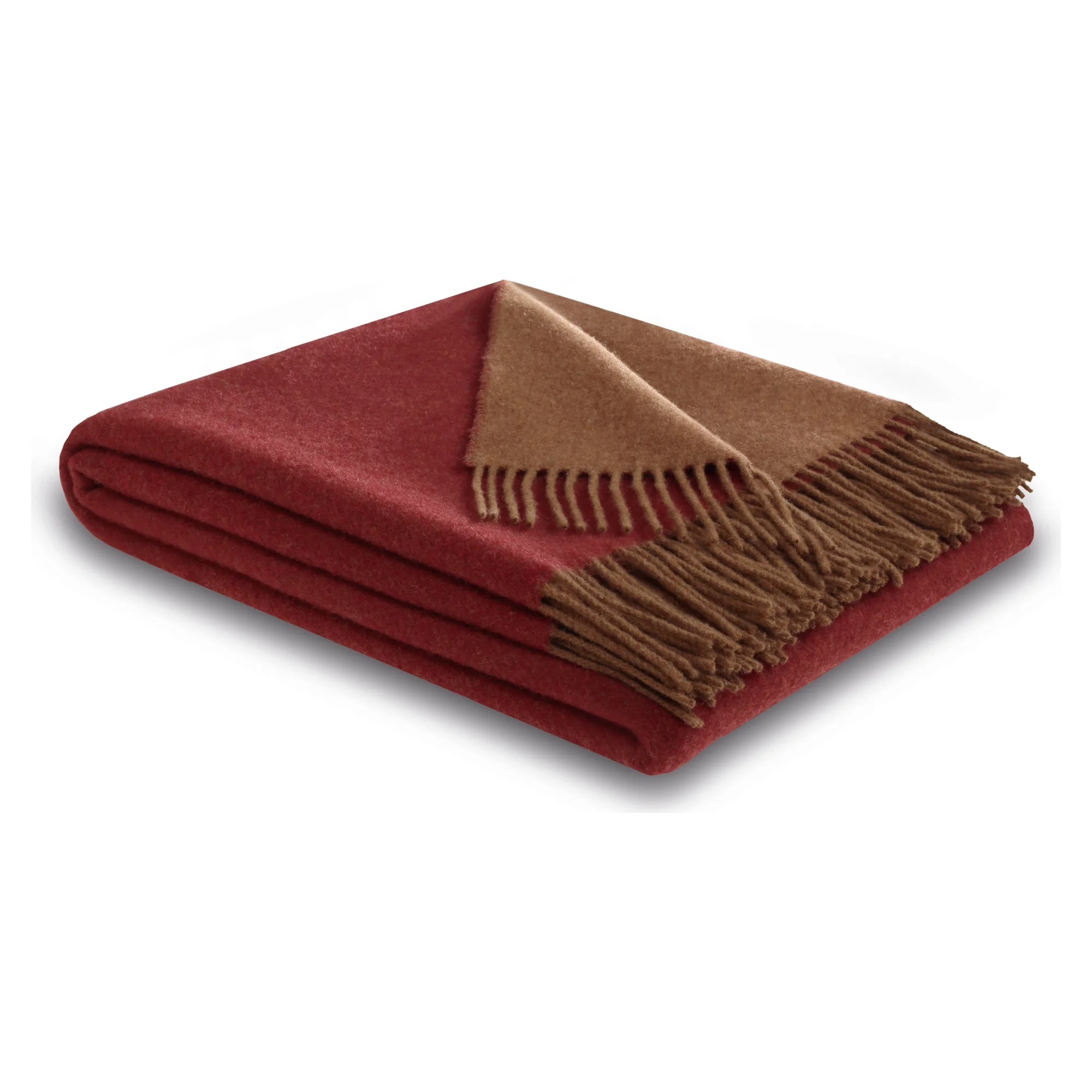 Biederlack Plaid KASCHMIR Pepper-Cashew