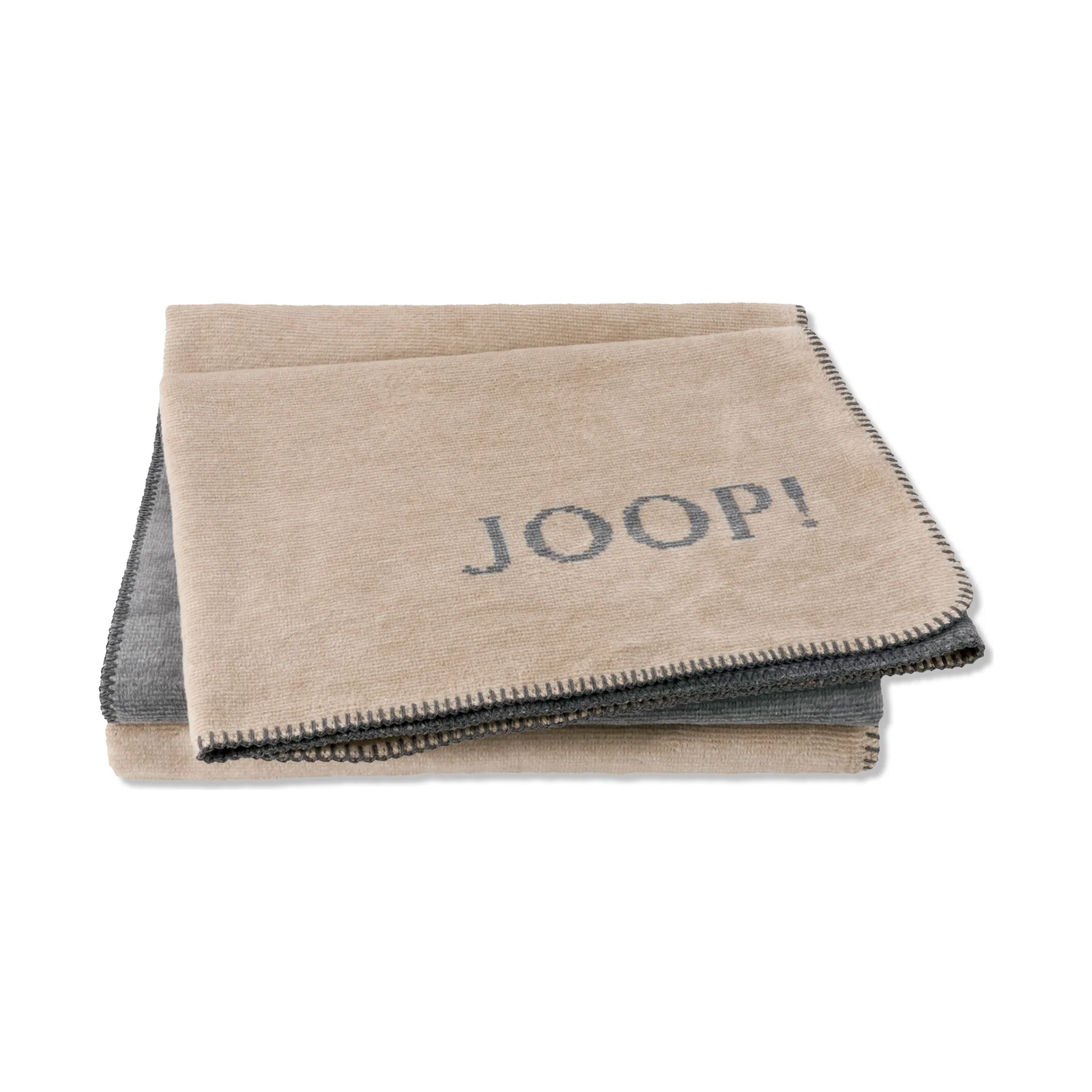 JOOP! Throw MELANGE DOUBLEFACE Sand-Stone