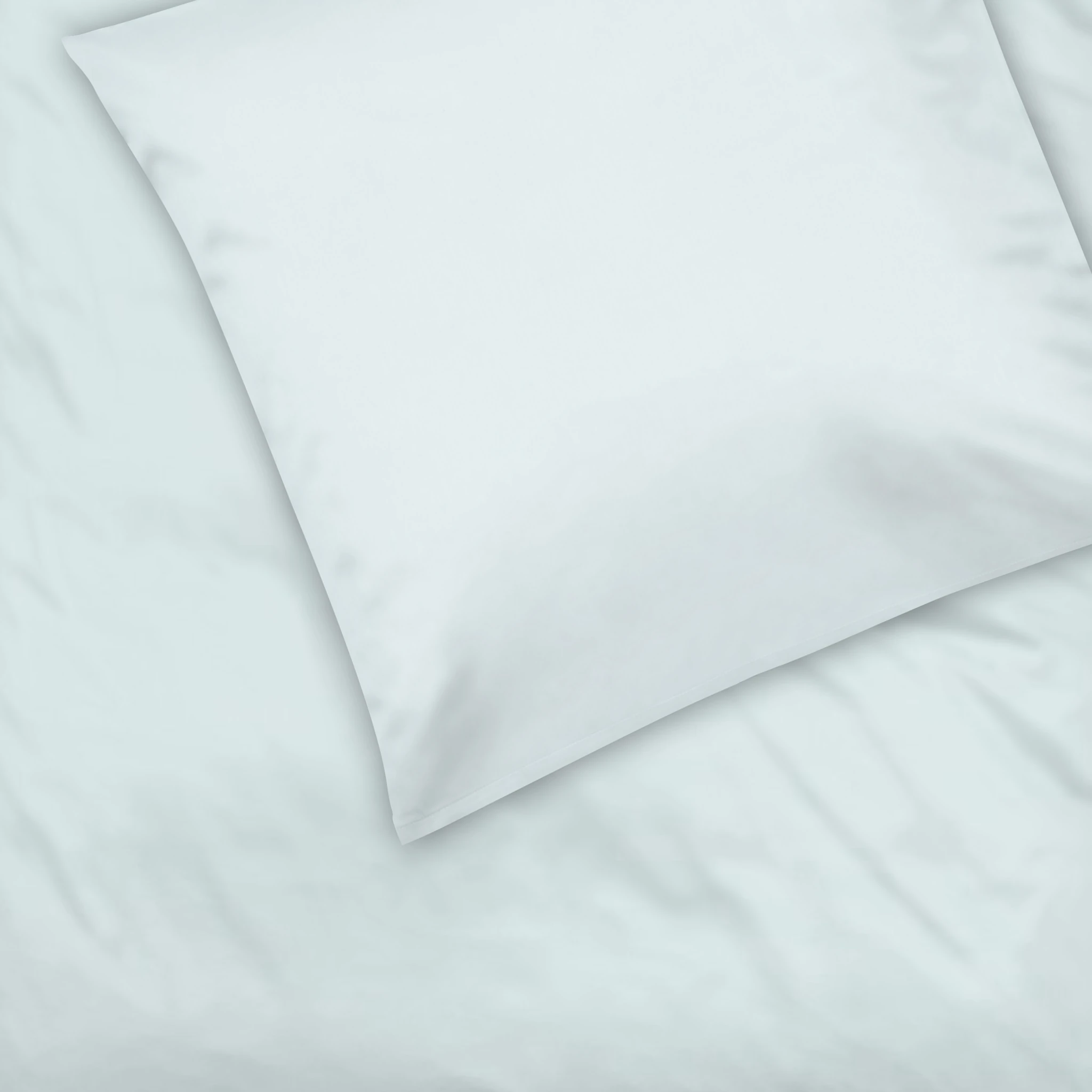 Christian Fischbacher Bettwäsche UNI SATIN Dunstblau