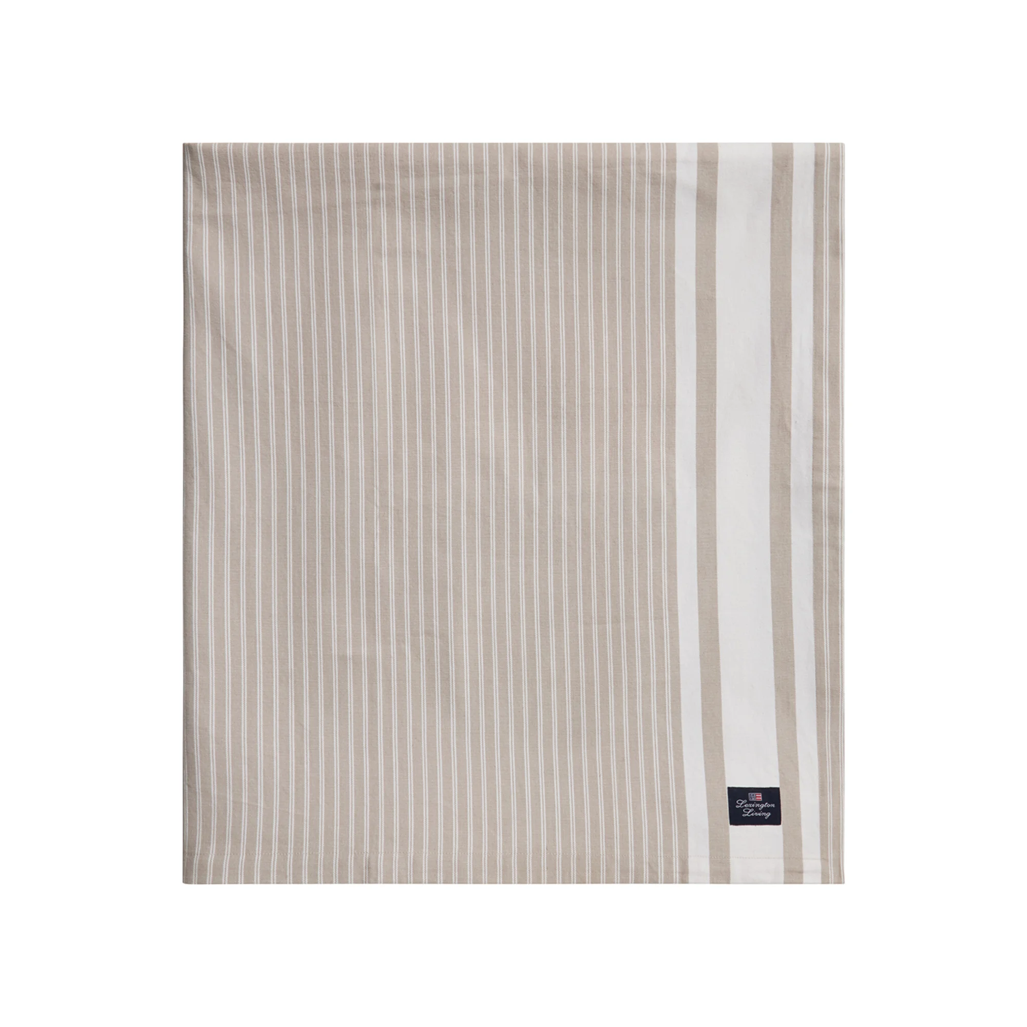 Lexington Tischwäsche ICONS STRIPED Oxford Beige-Weiß