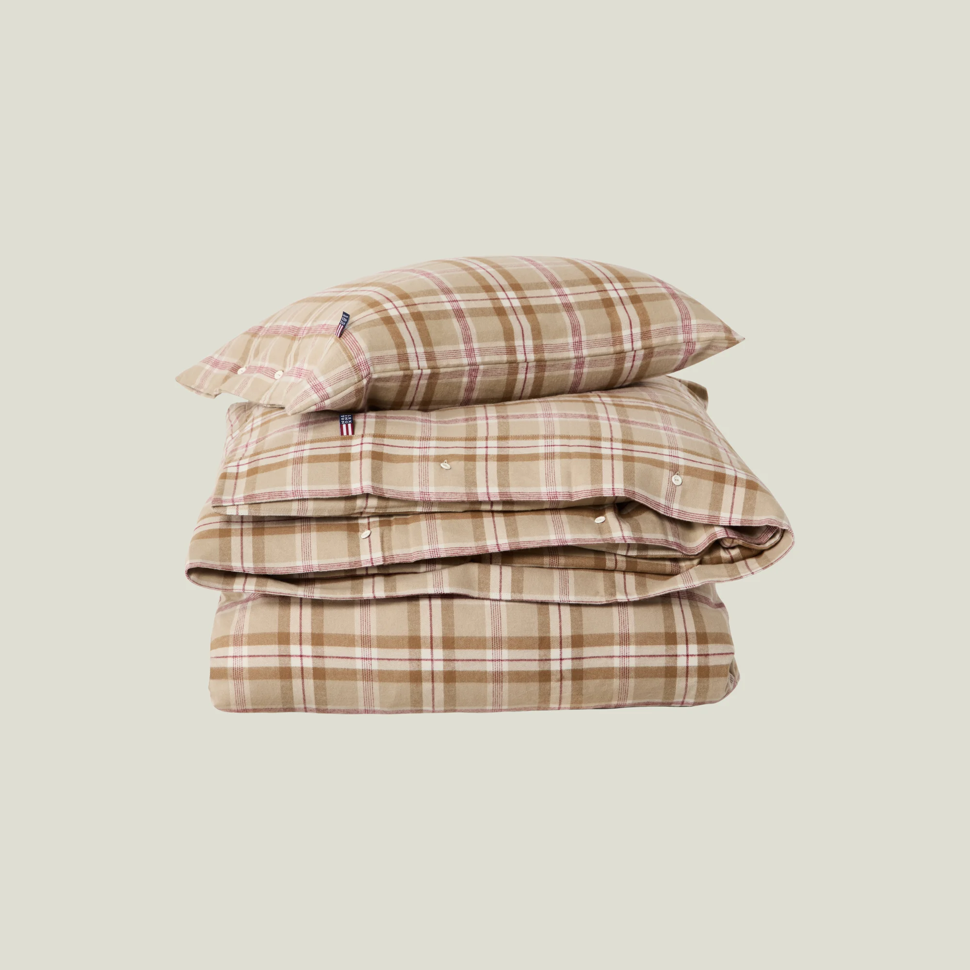 Lexington Bettwäsche CHECKED Flanell Fudge-Feige Produkt Lexington Bettwäsche CHECKED Flanell Fudge-Feige