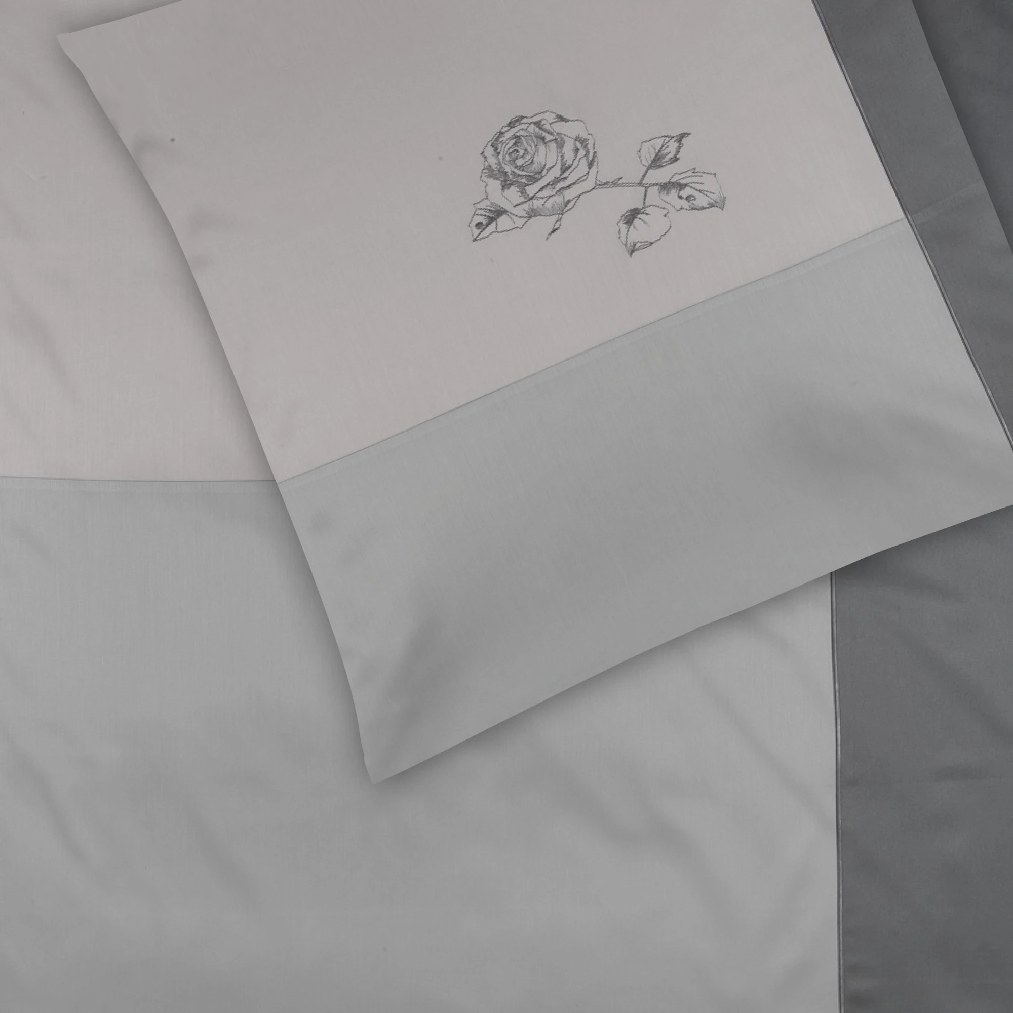 Graser Bettwäsche LUISA Edelsatin Kristall-Kreide-Brio