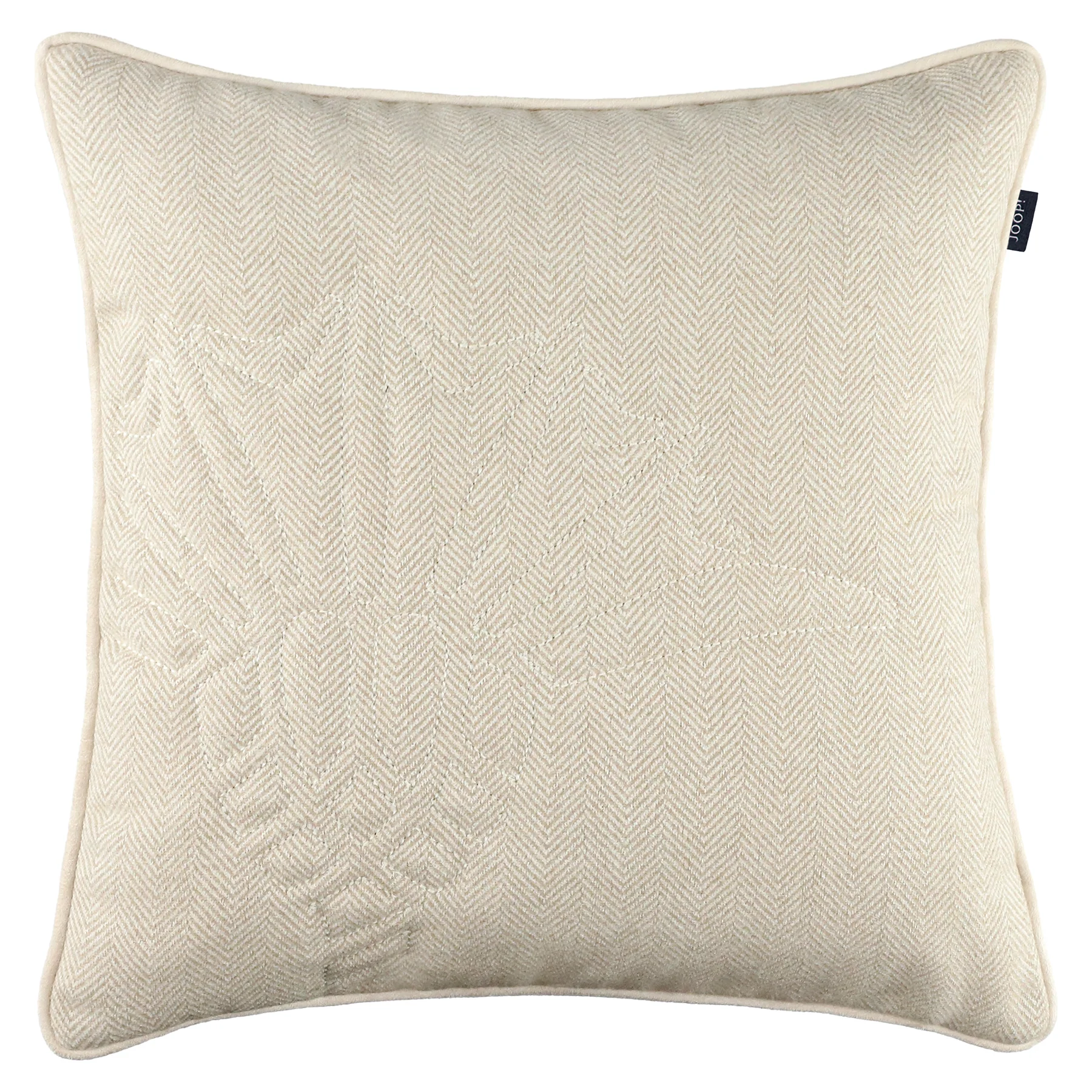 JOOP! Dekokissen HERRINGBONE Sand