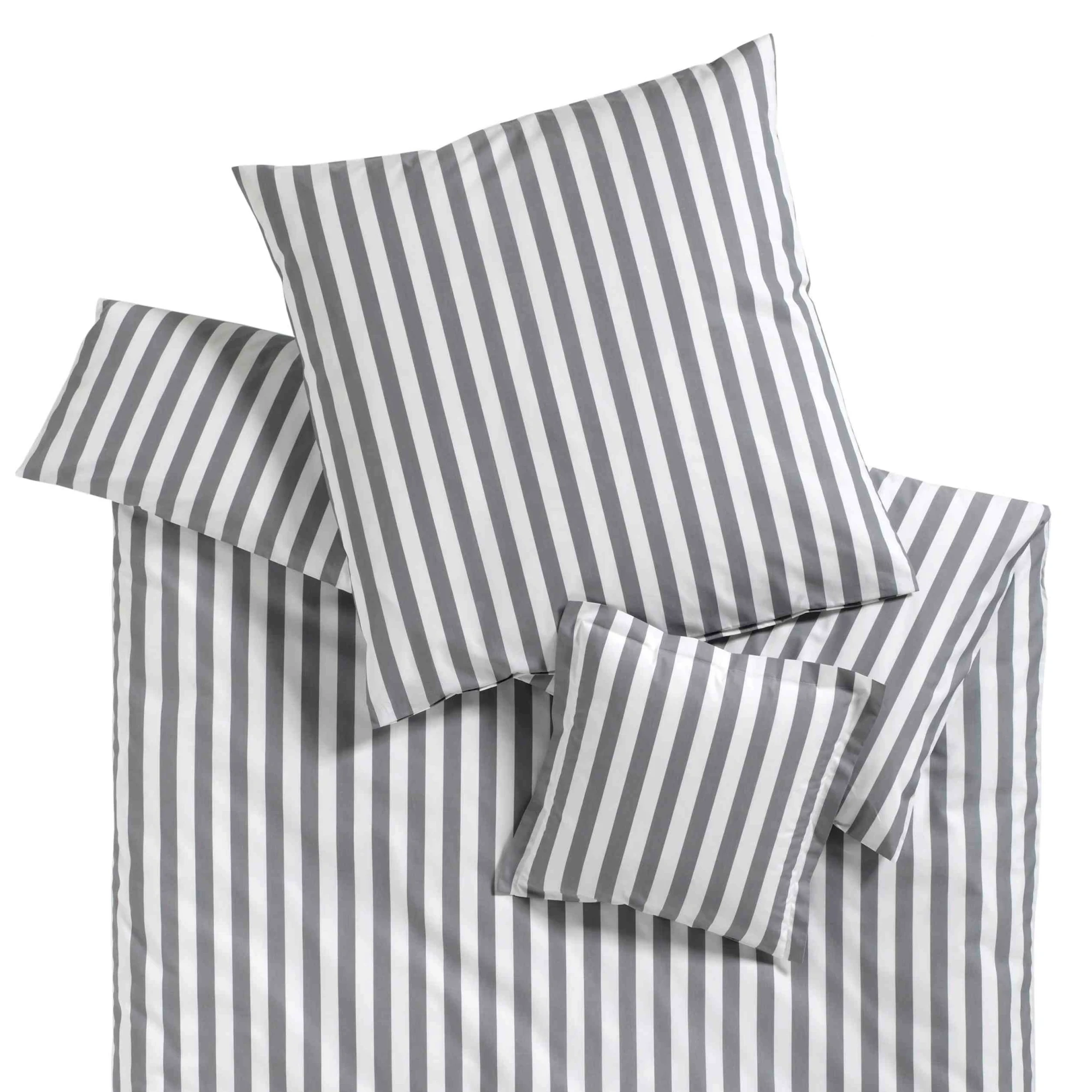 elegante bed linen Vichy CLASSIC STRIPES Silver product picture elegante bed linen Vichy CLASSIC STRIPES Silver