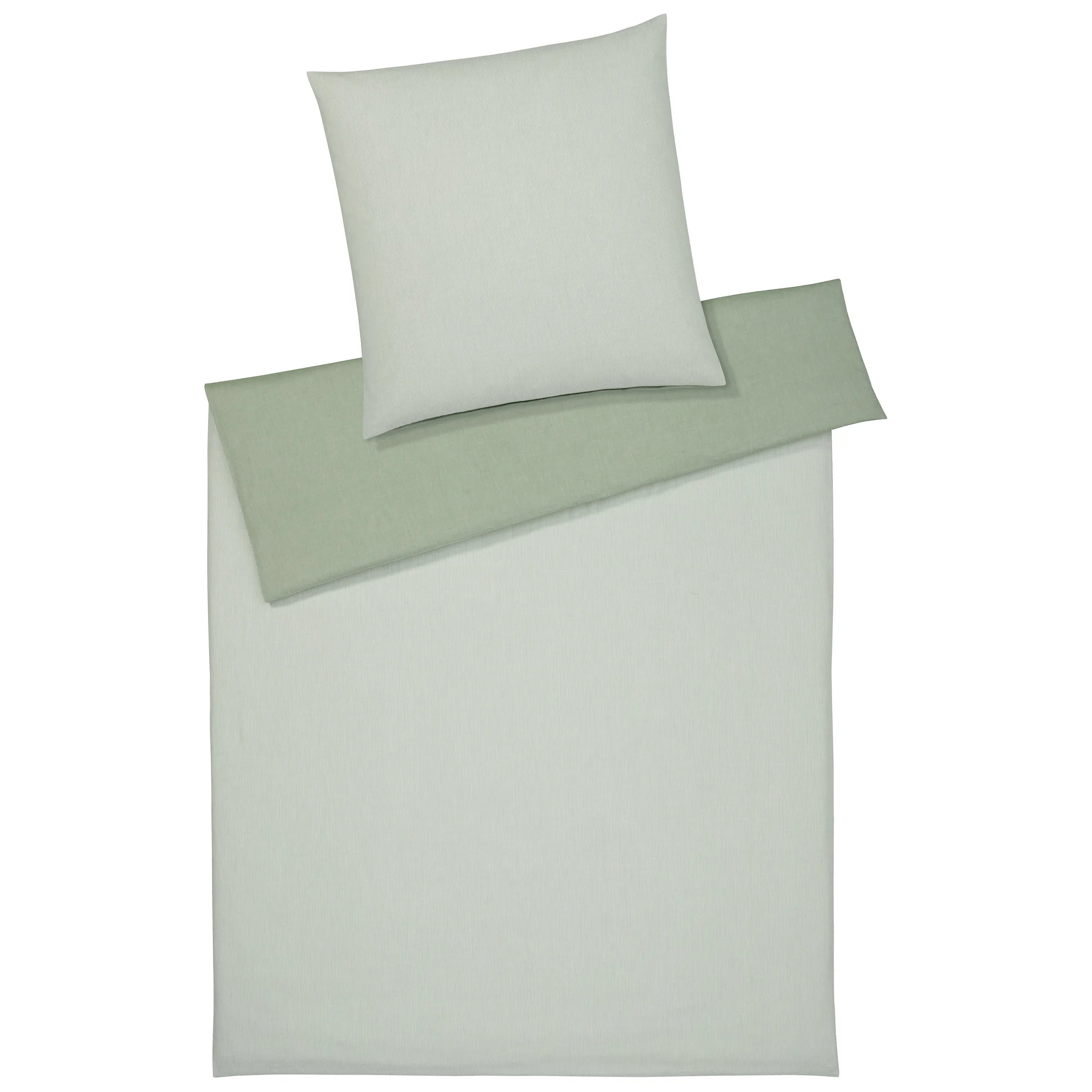 elegante Bettwäsche TENDER Flanell Tannengrün Produkt elegante Bettwäsche TENDER Flanell Tannengrün