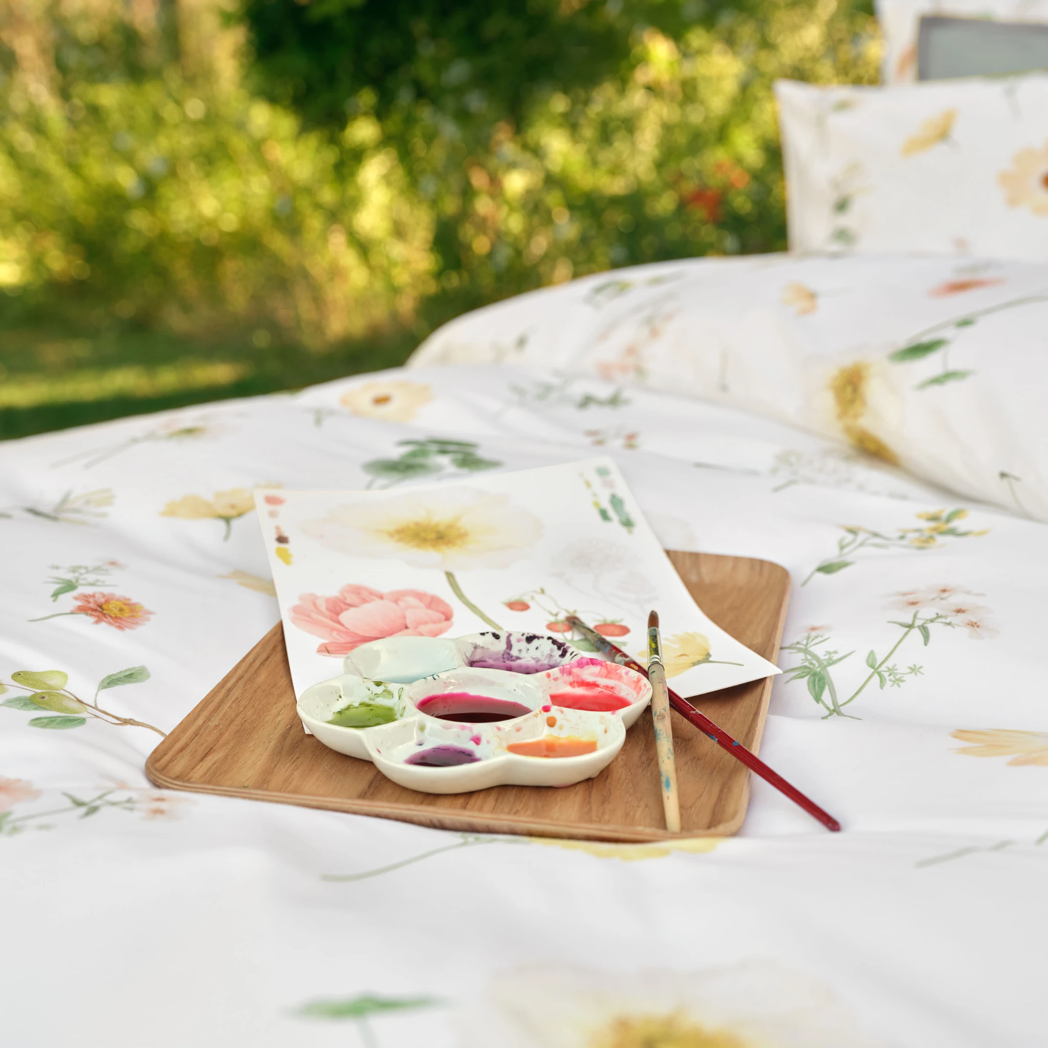 Schlossberg Bettwäsche ZINNIA Satin Noblesse Blanc Produkt 4 Schlossberg Bettwäsche ZINNIA Satin Noblesse Blanc 4
