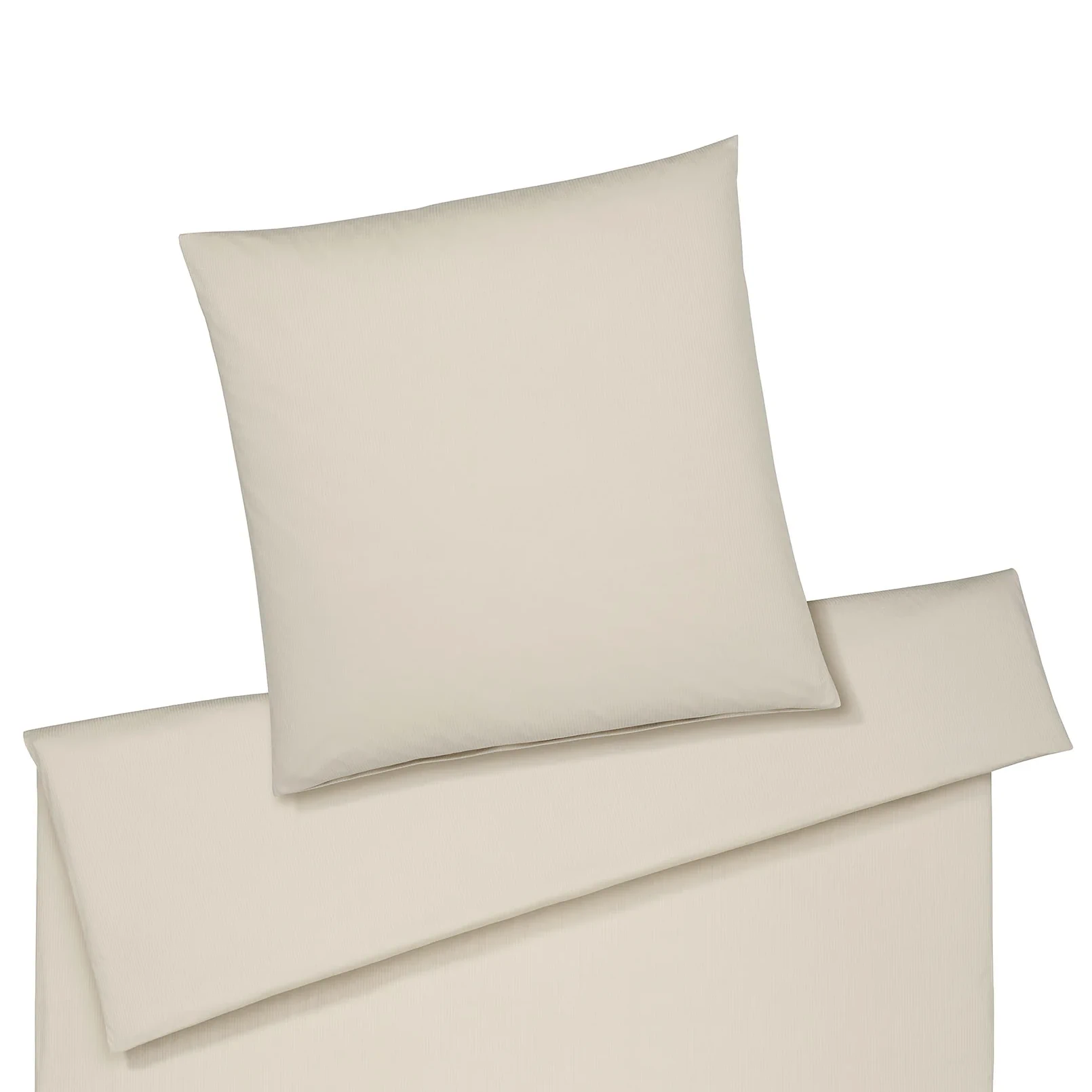 elegante Bettwäsche CORD Jersey Wollweiß Produktbild elegante Bettwäsche CORD Jersey Wollweiß